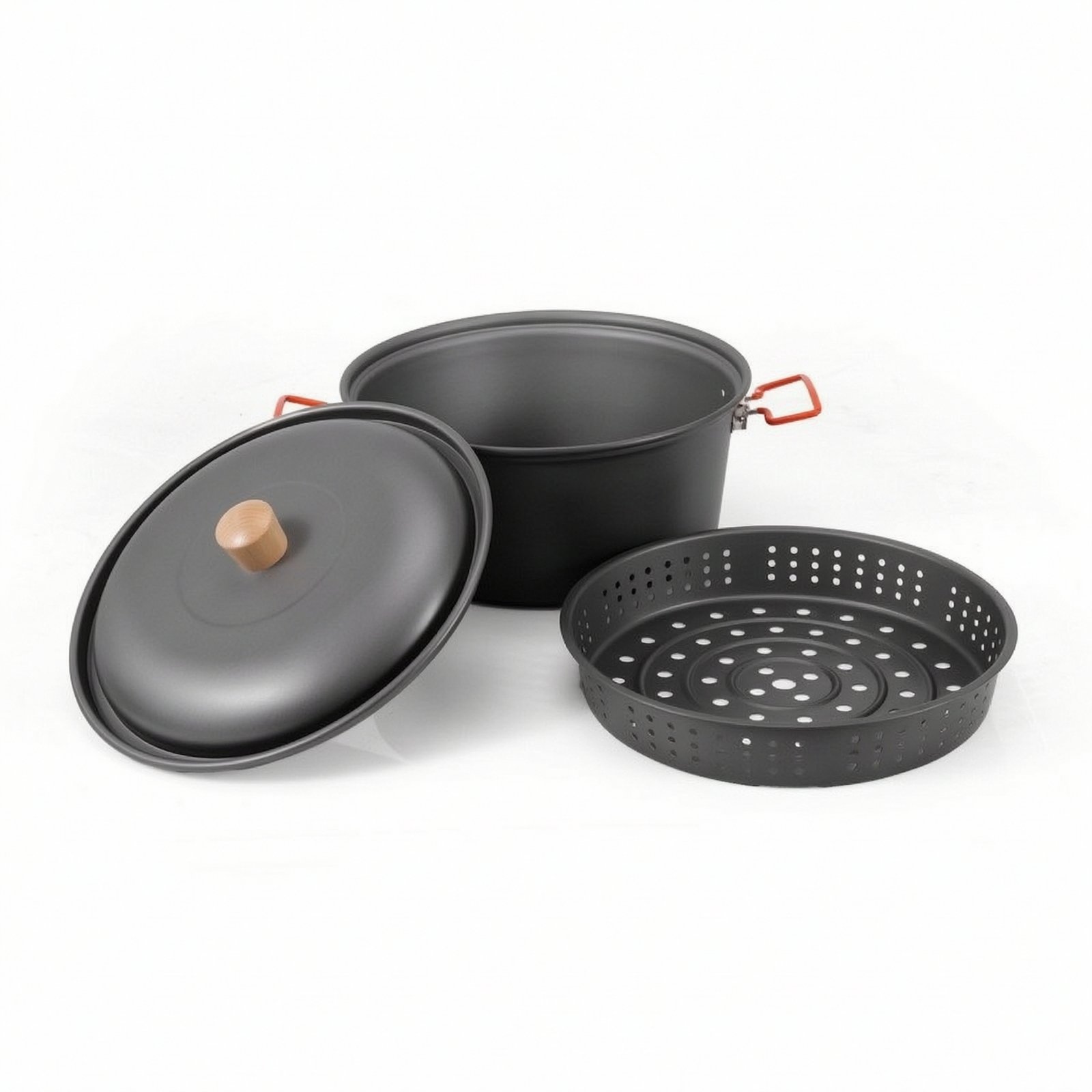 Camping Pot with Steamer
