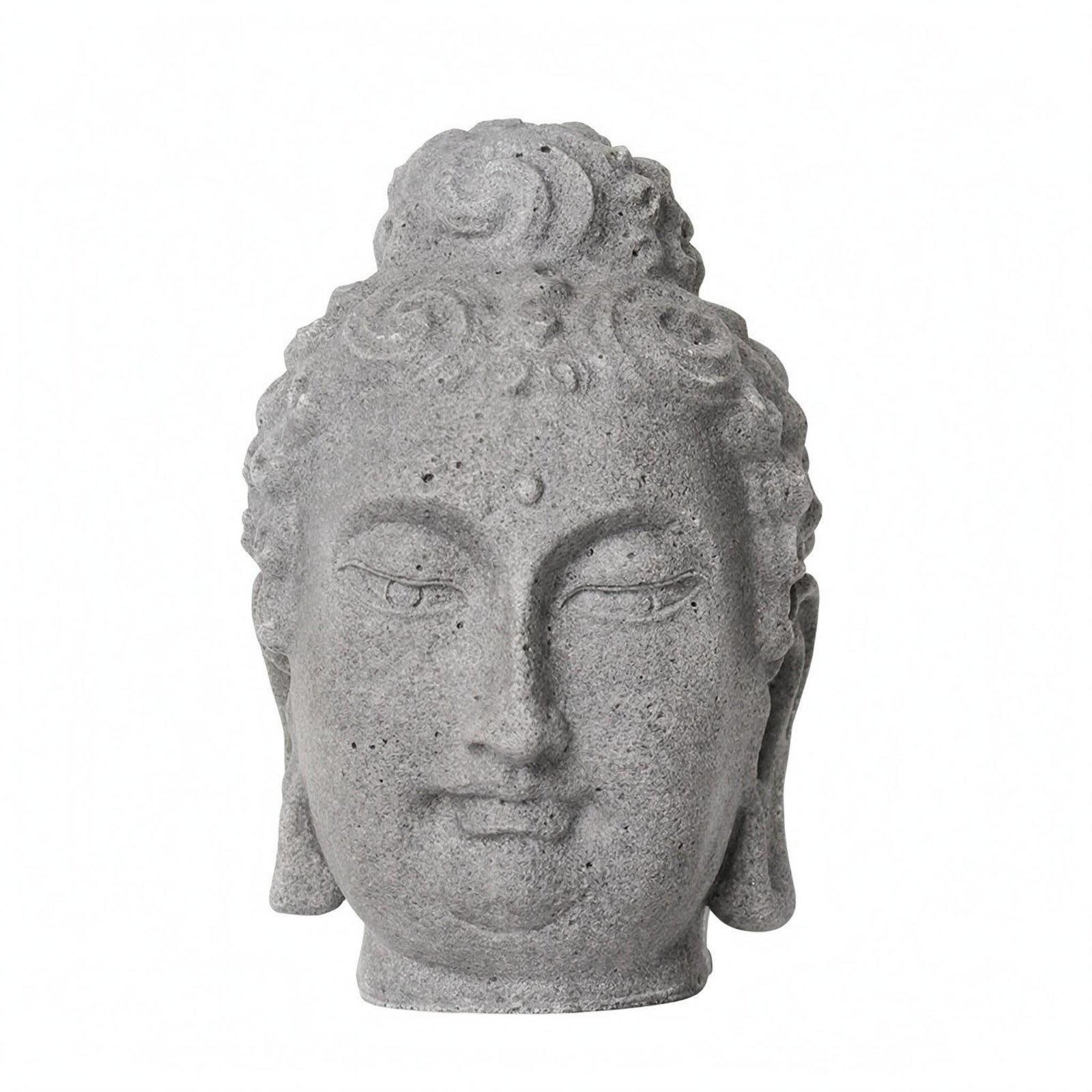 Buddhist Statue Carved Stonework Sculpture Weathered Buddha