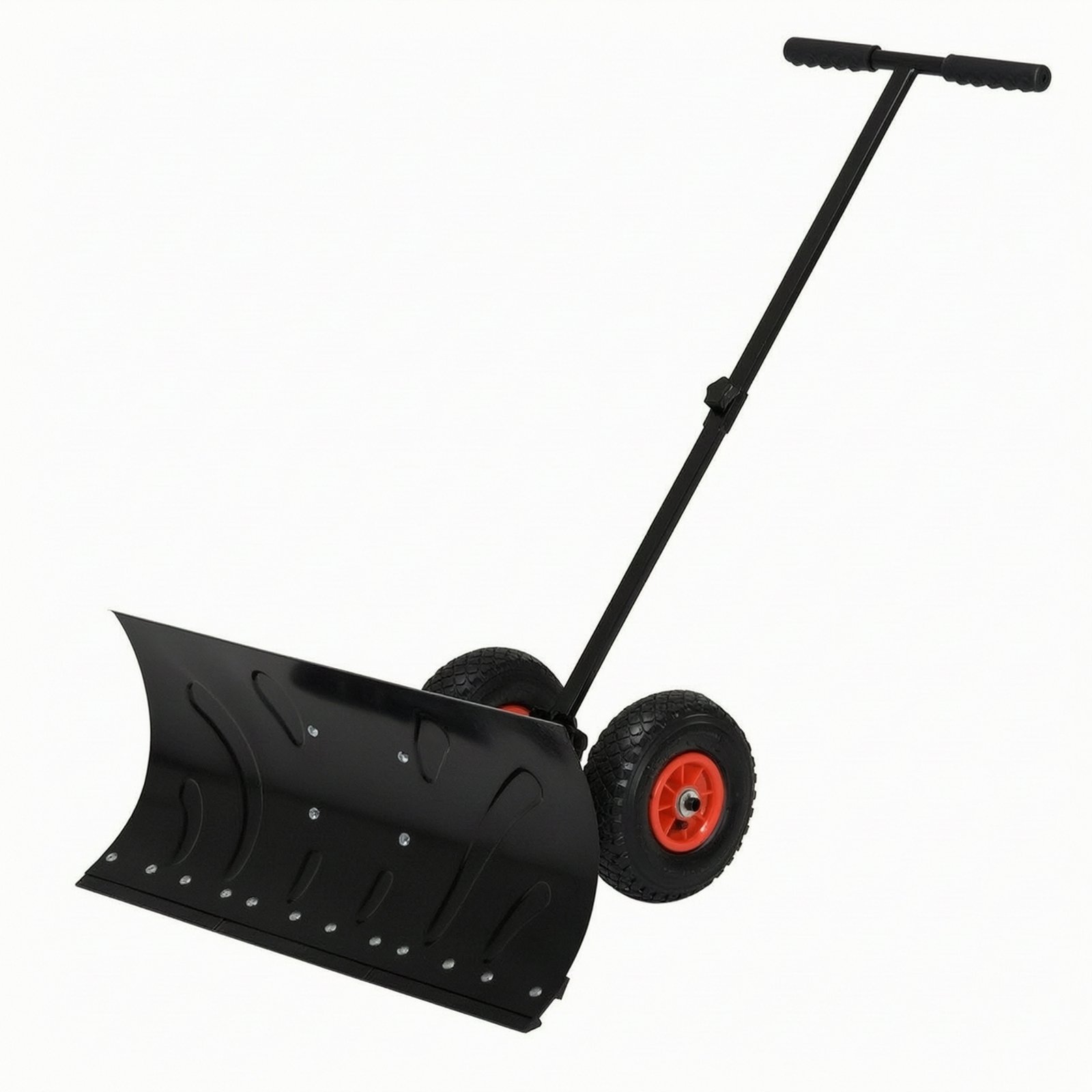 Wheeled Snow Pusher – Single Bar 74 X 35