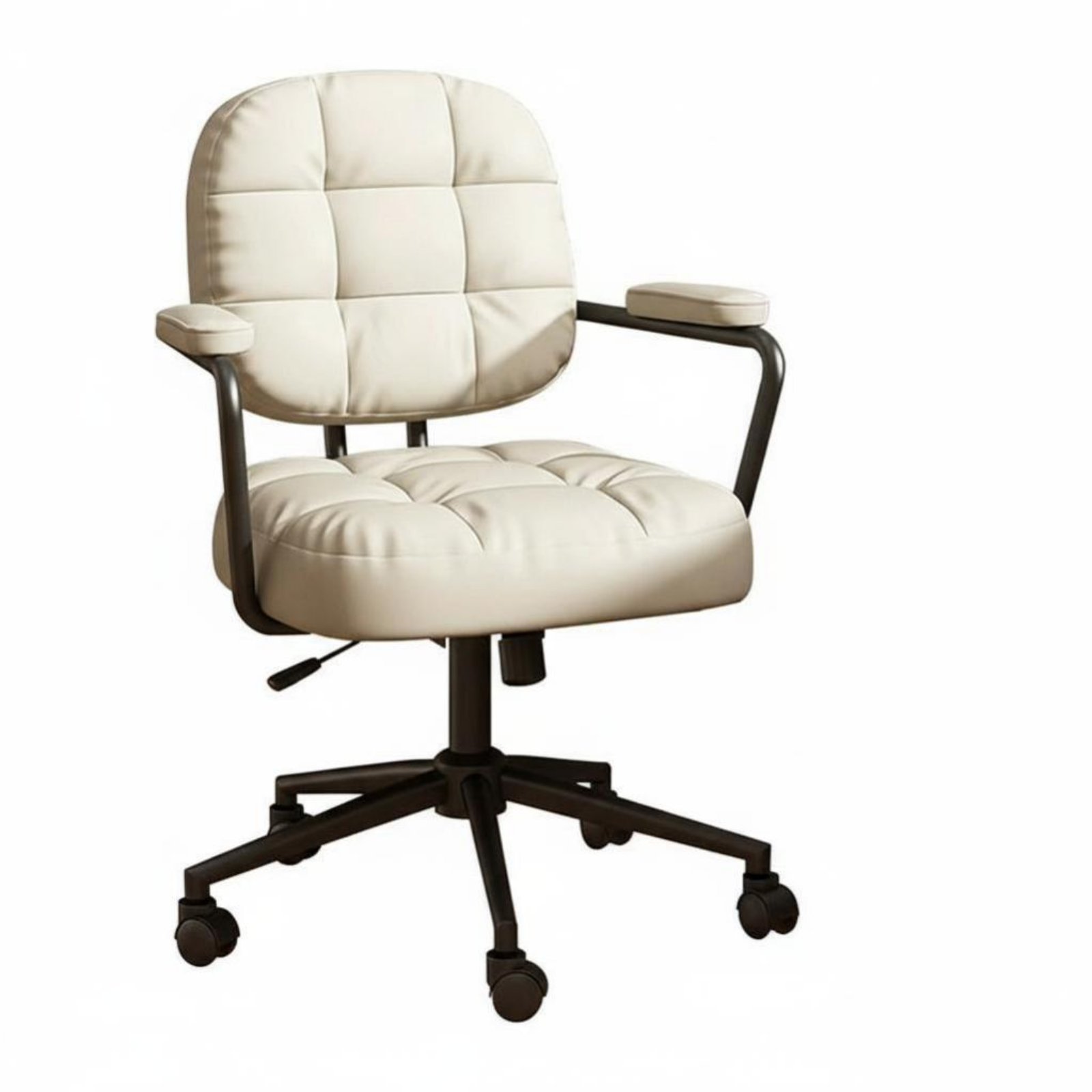 Upholstered Rolling Chair