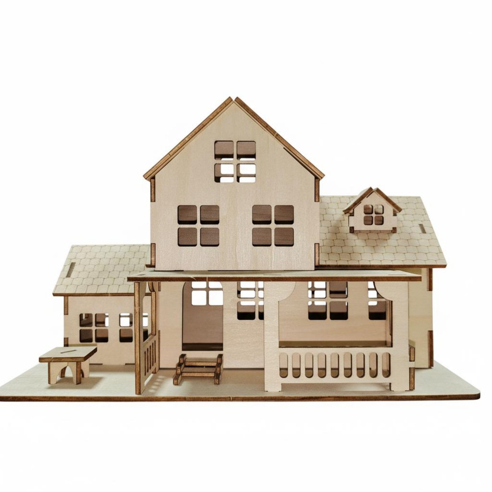 Wooden House Model Kit