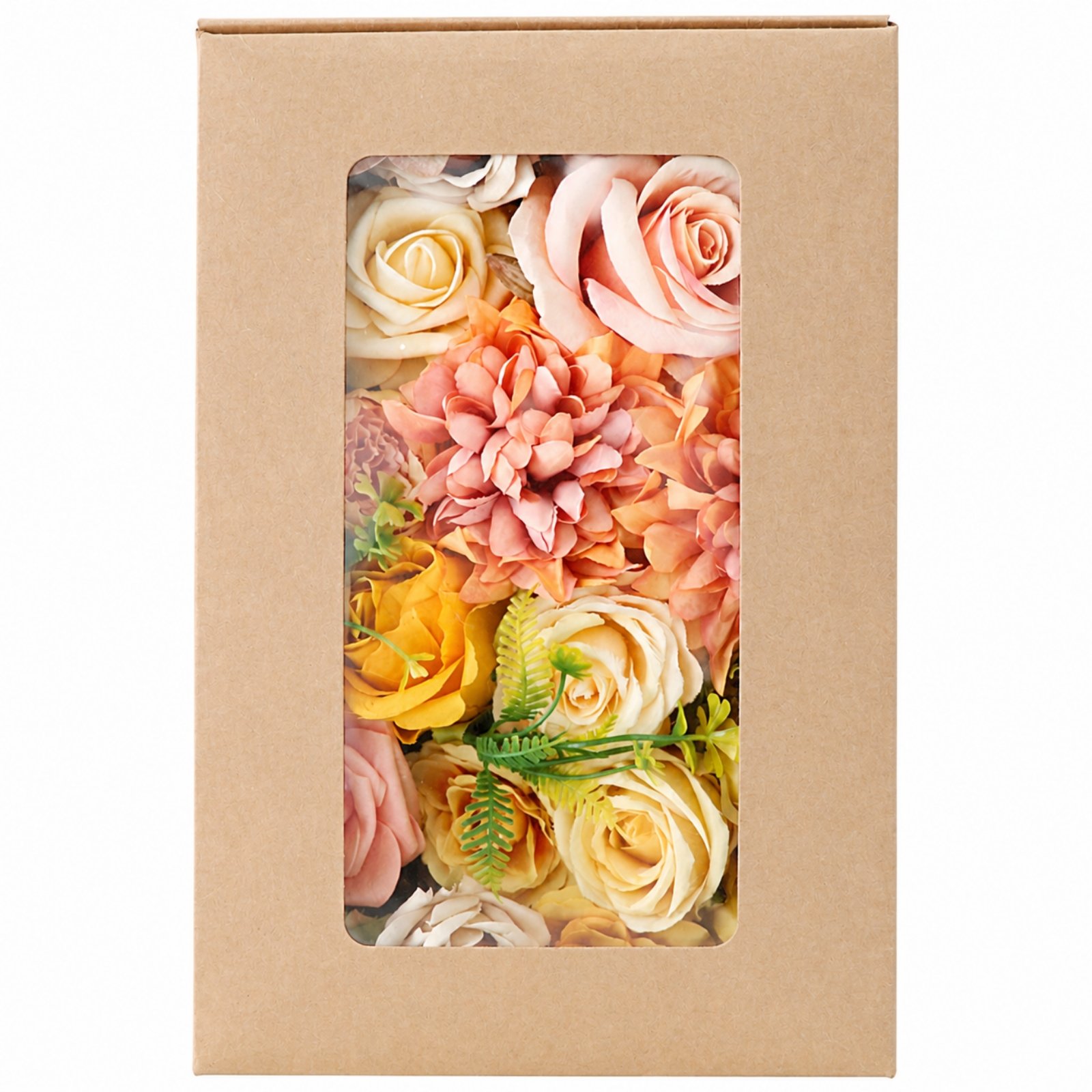 DIY Rose-Style Silk Flower Arrangement