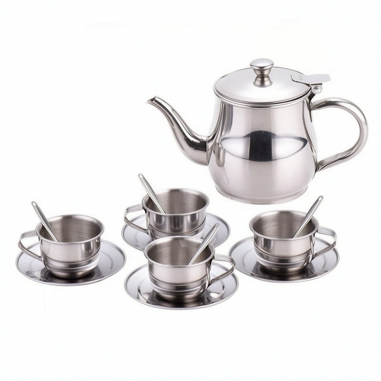 Stainless Steel Toy Tea Set