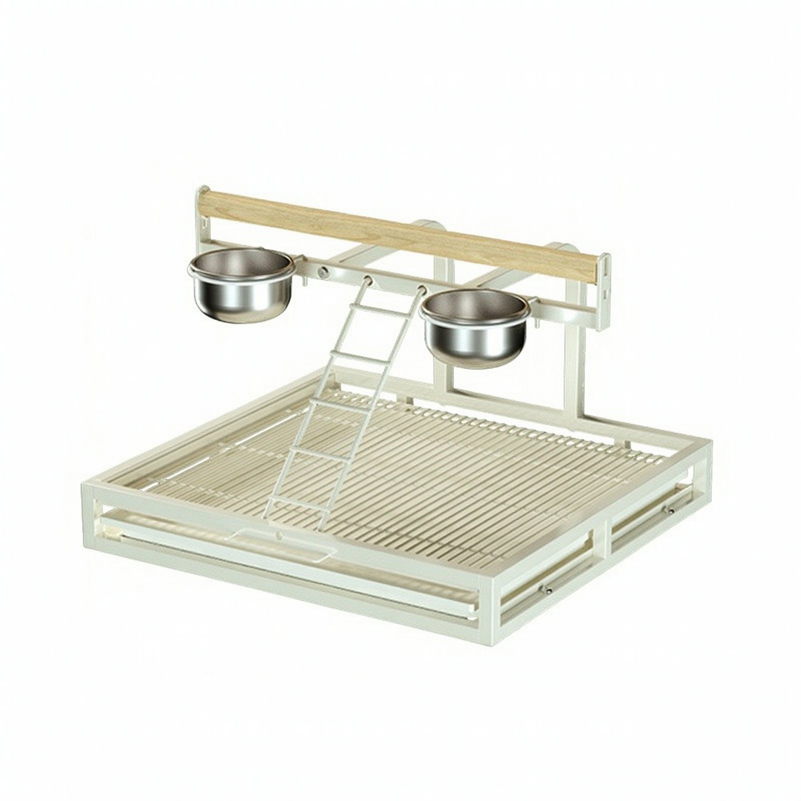 Rooftop Bird Perch with Wooden Perch