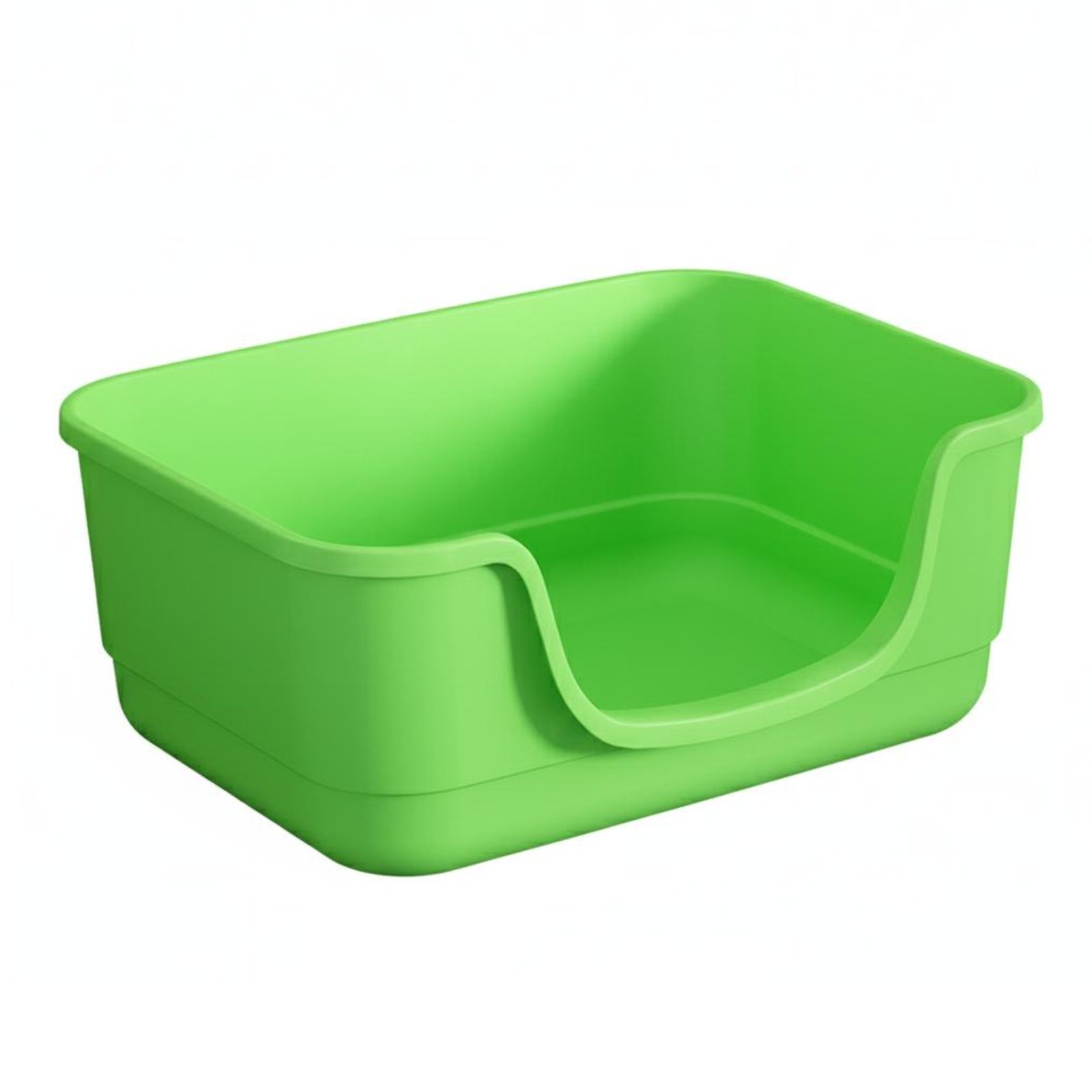 Semi-Enclosed Cat Litter Pan