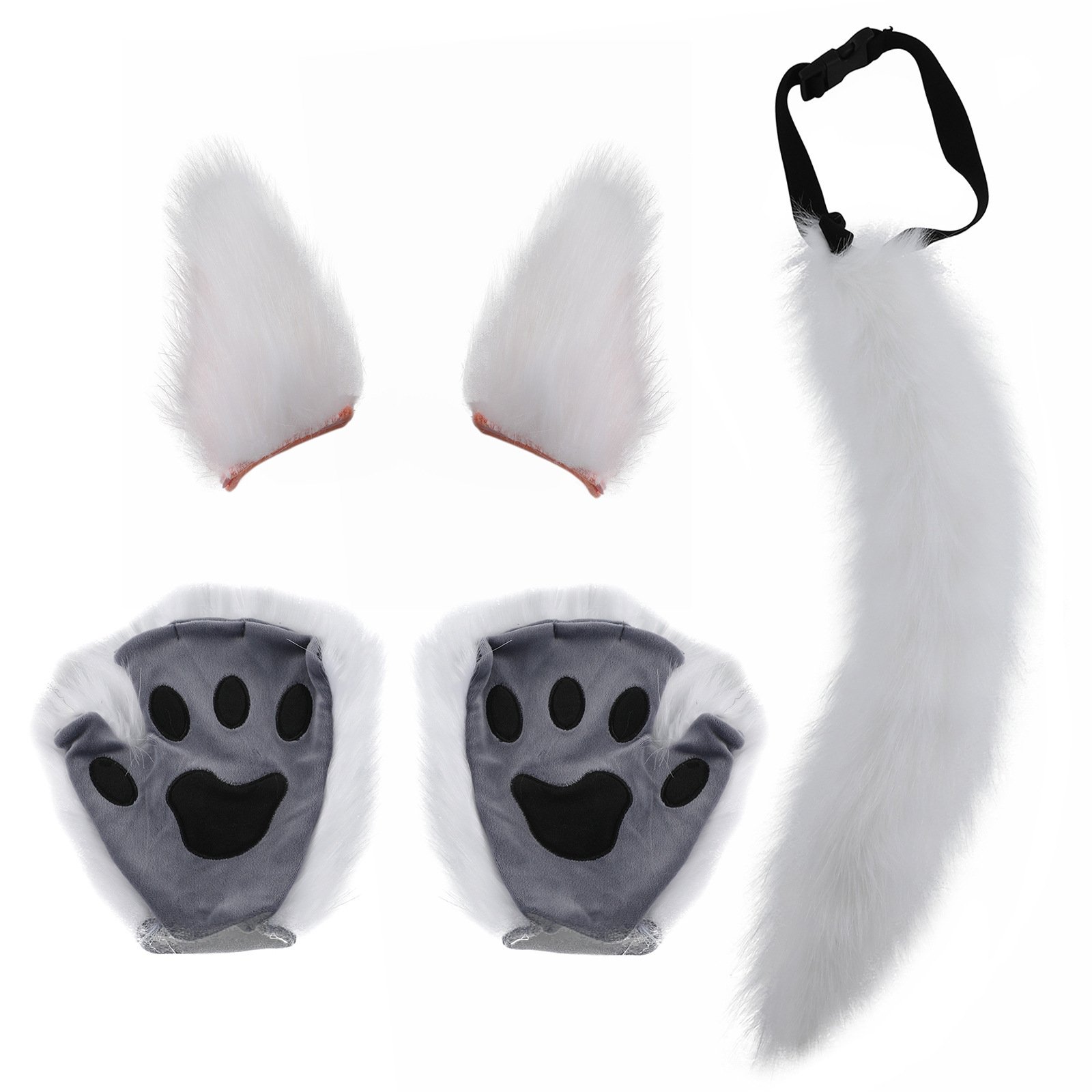 Animal Costume Set with Tail and Ears