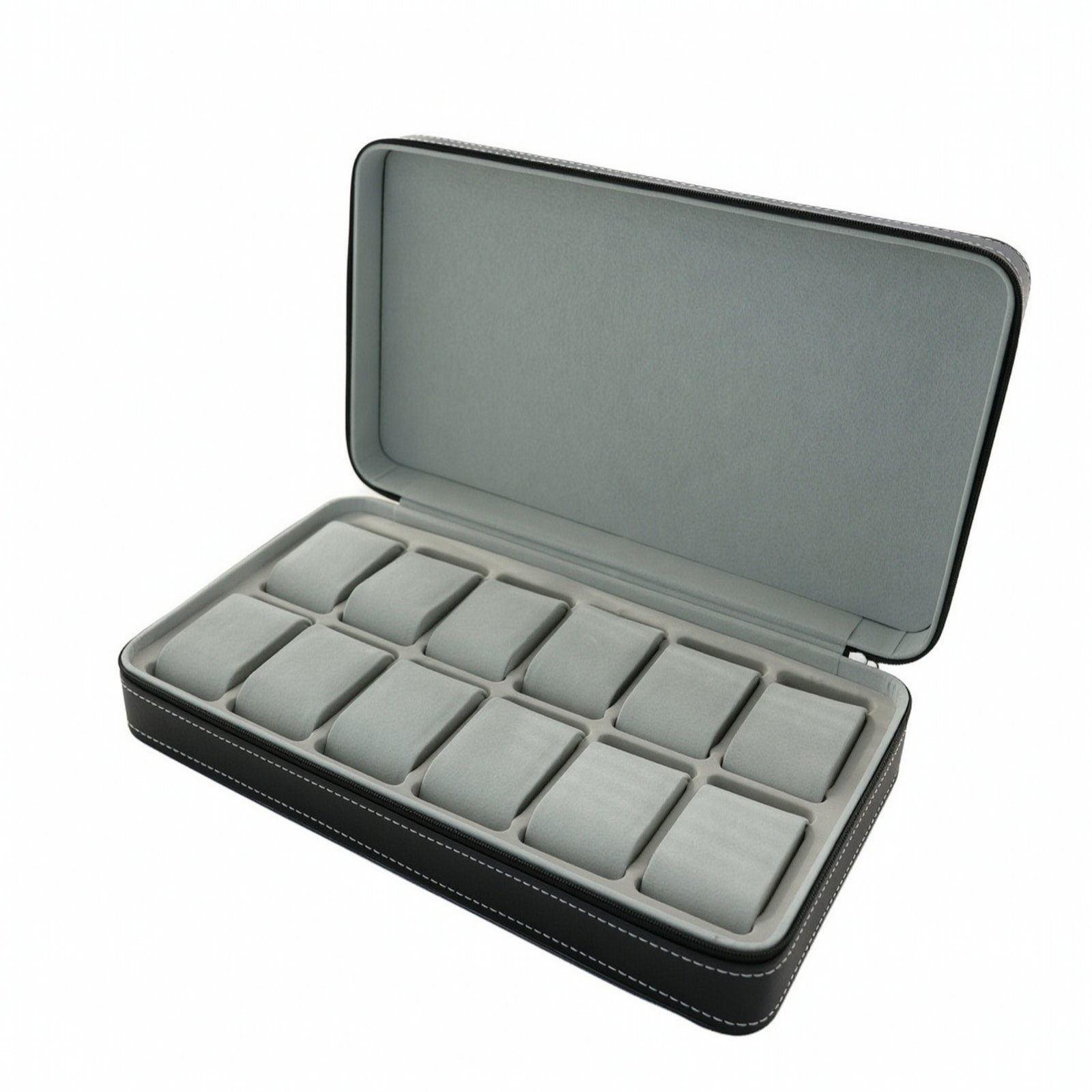 PU Watch Case with Flannel Lining