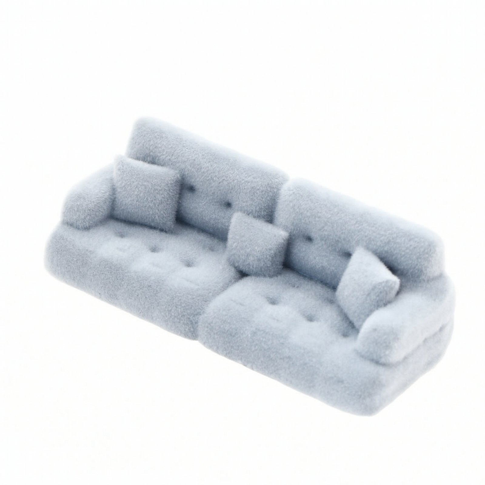 Flocked Dollhouse Sofa