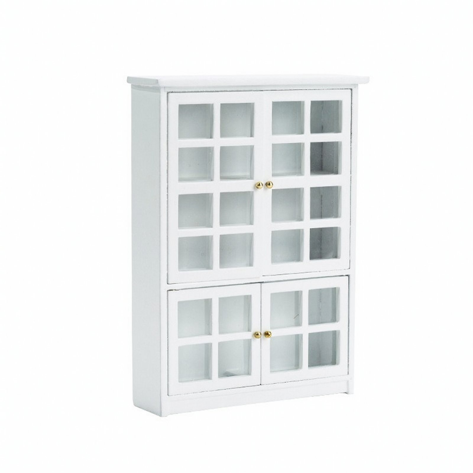 1:12 Scale Dollhouse Cabinet – White