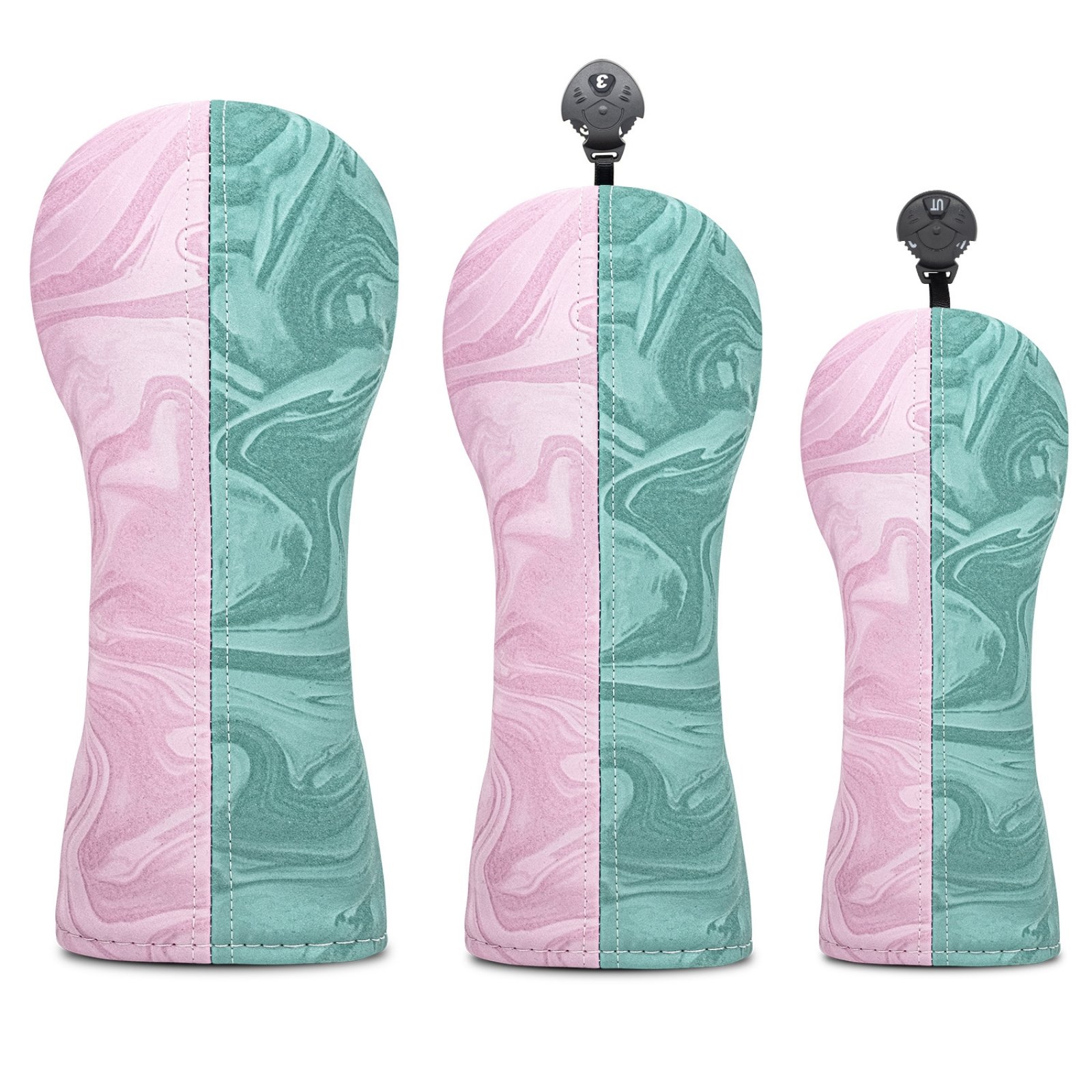 3-Piece Golf Headcovers Waterproof