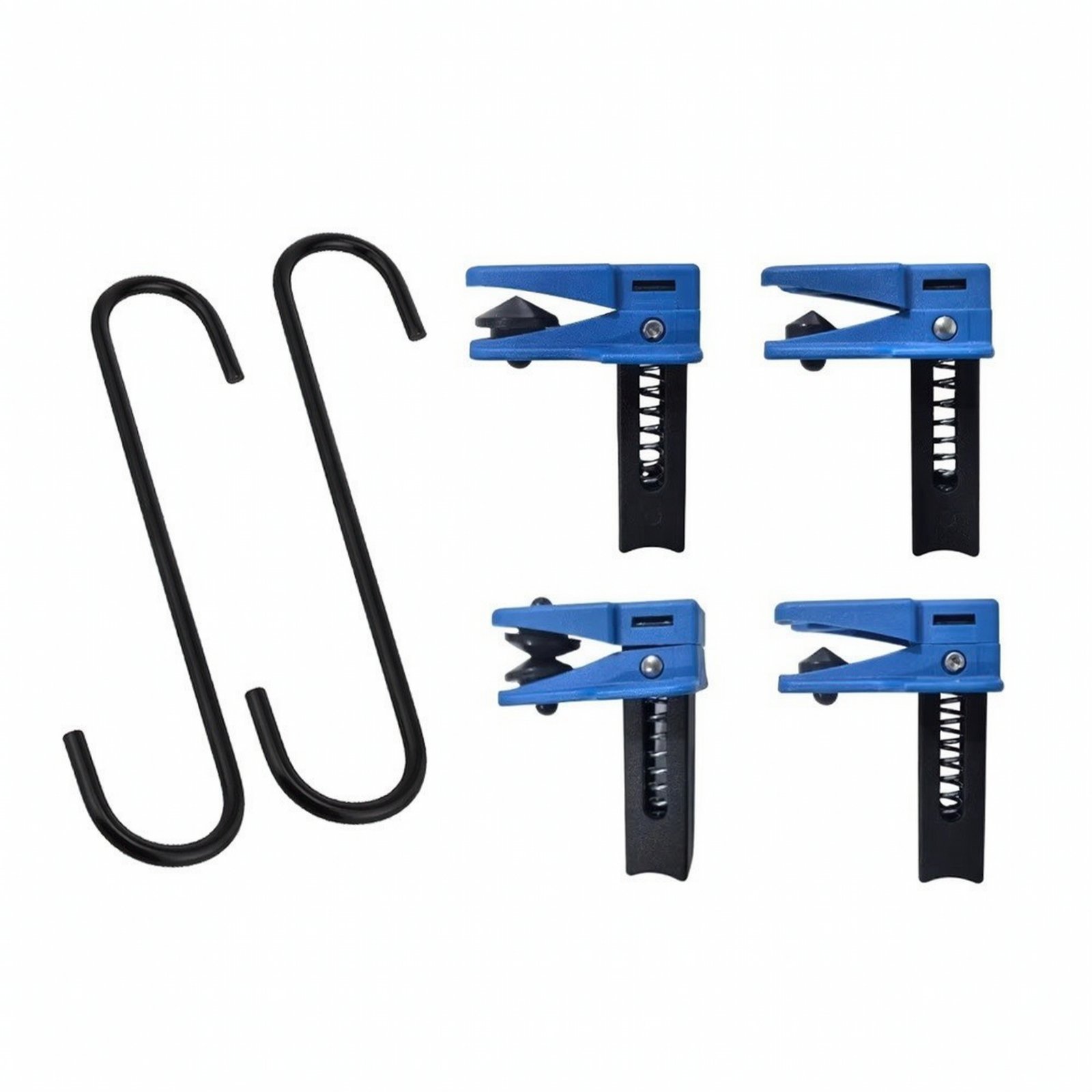 4-Piece Brake Line Clamp with Hooks