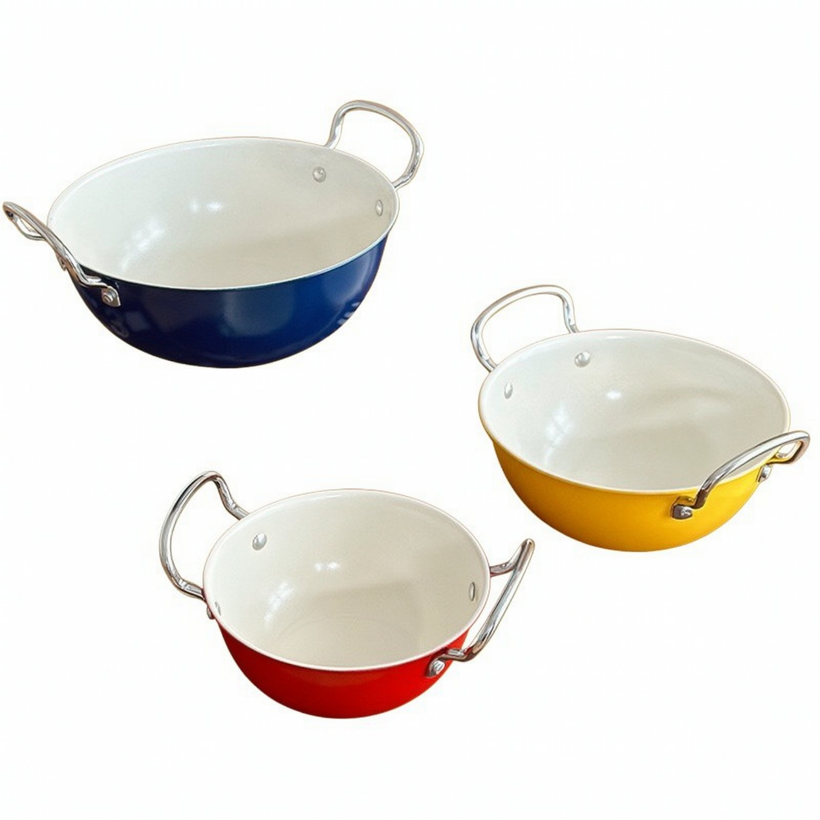 3 Pieces Cast Iron Pan