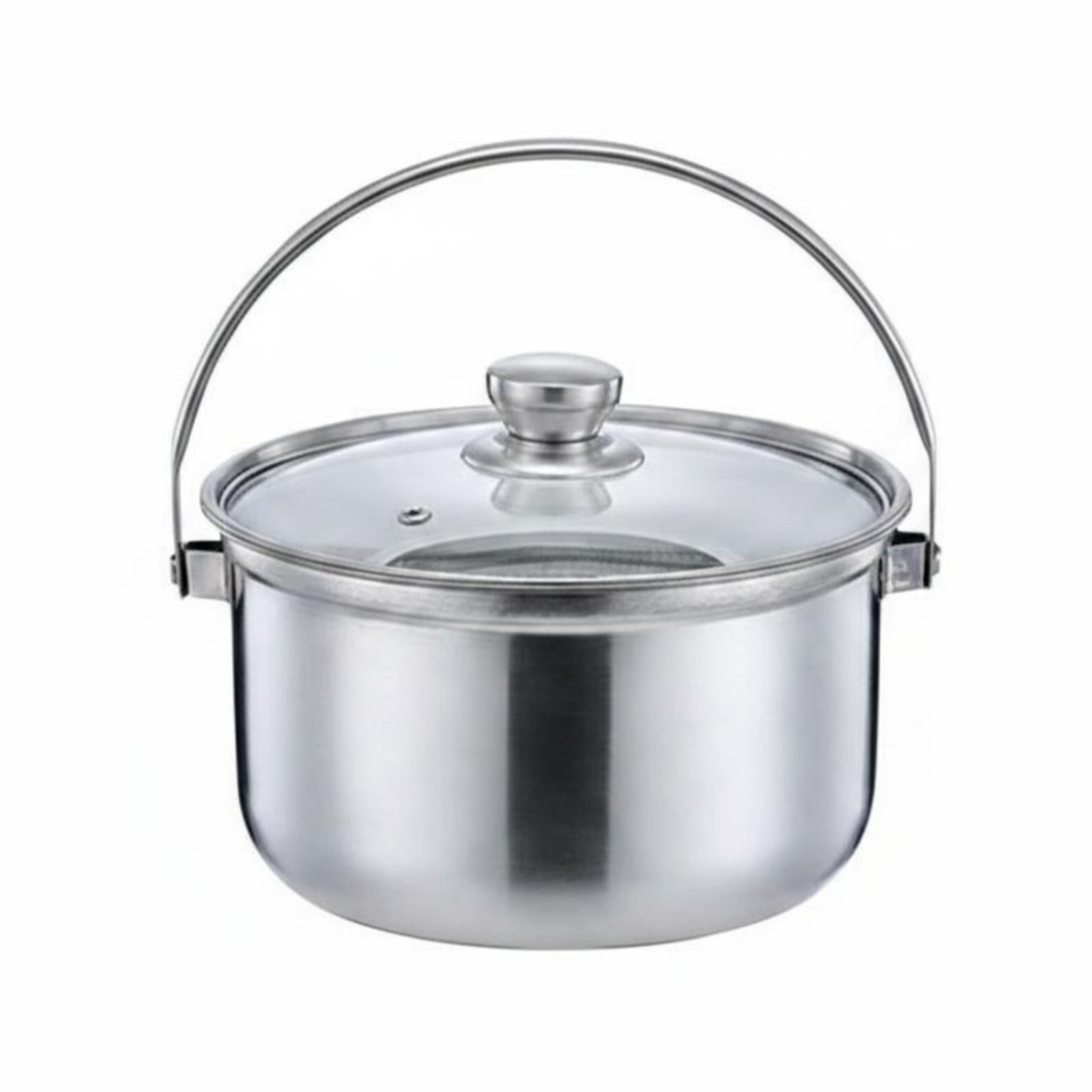 Stainless Steel Frying Pot – 20cm, Handheld