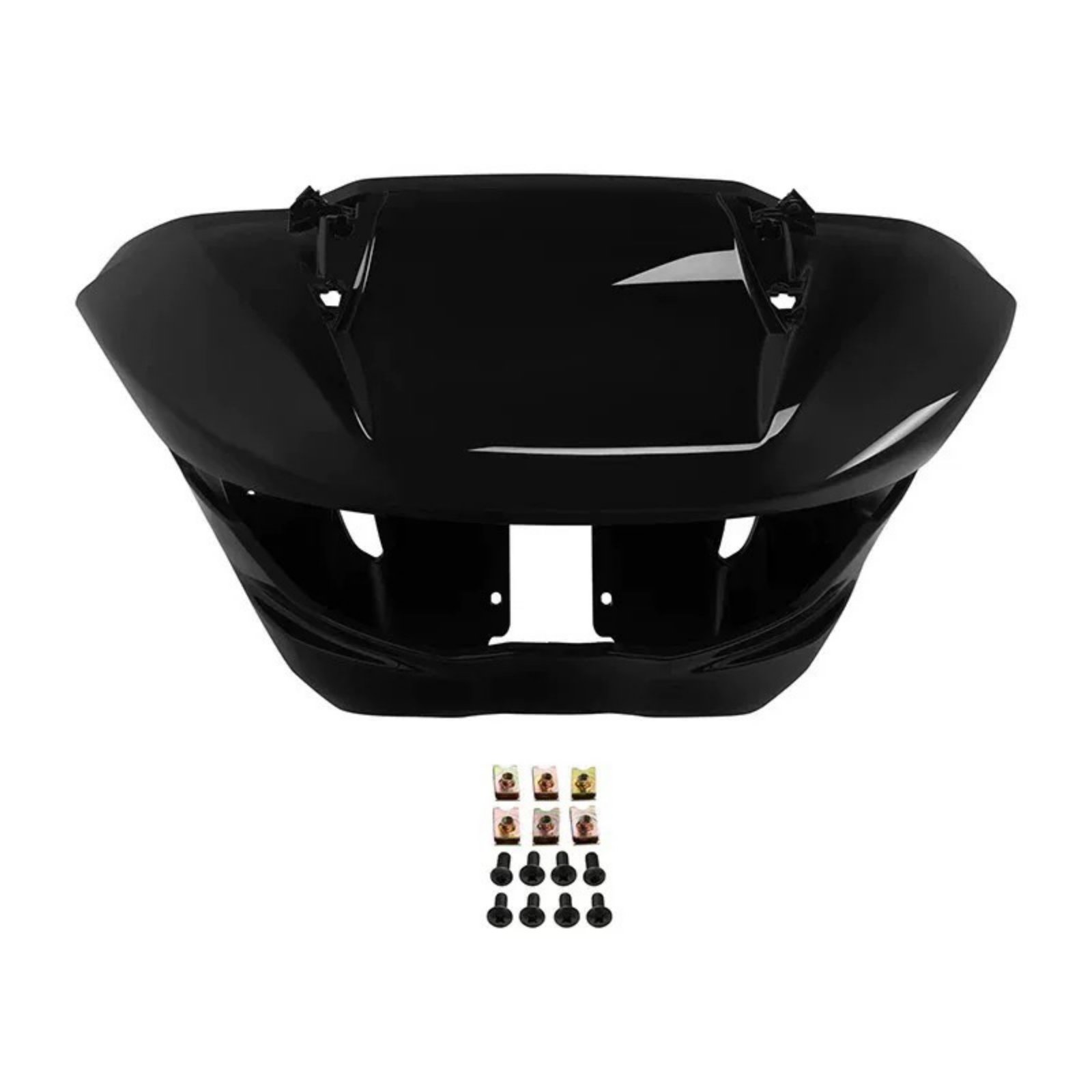 Glossy Black Motorcycle Fairing
