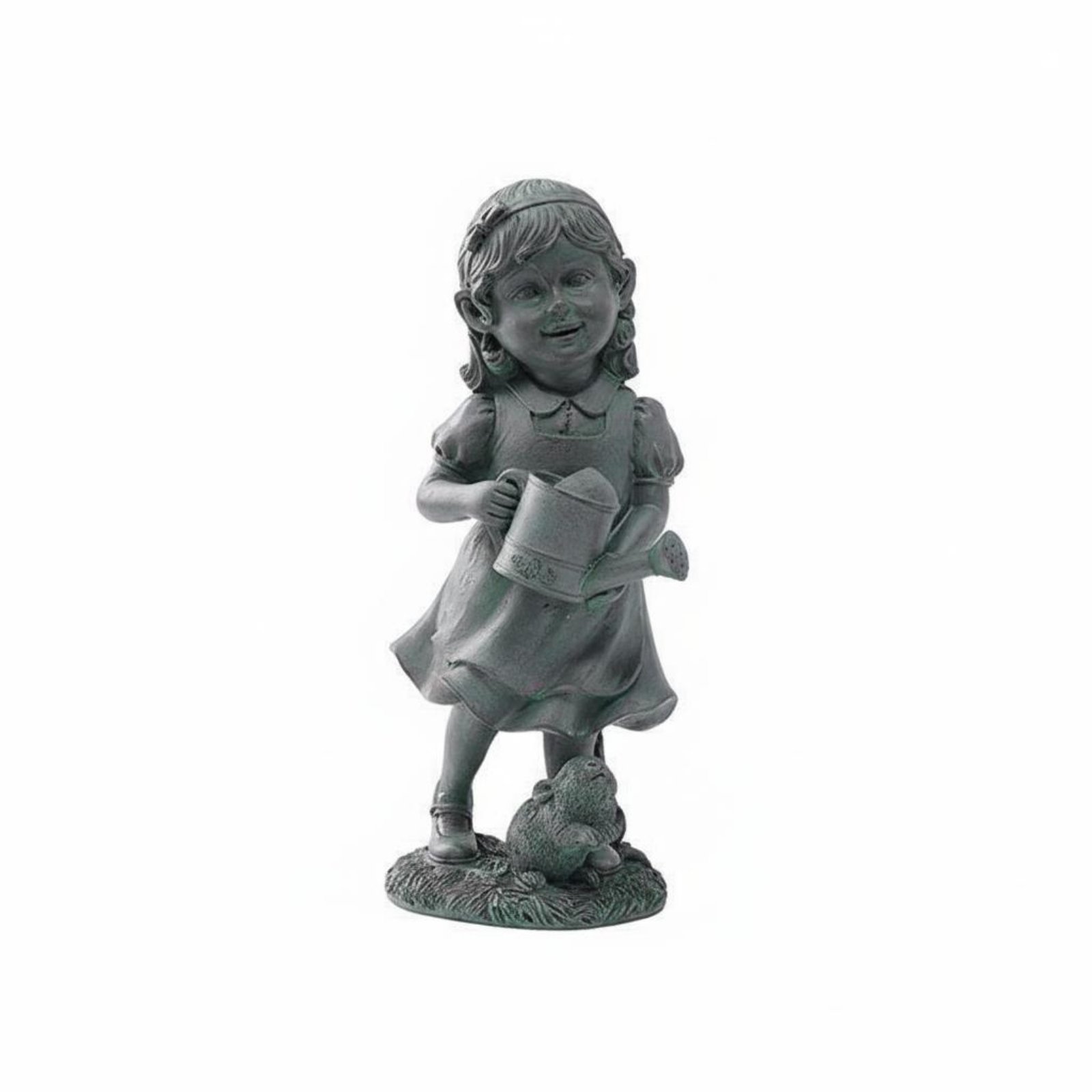 Girl with Watering Can Statue