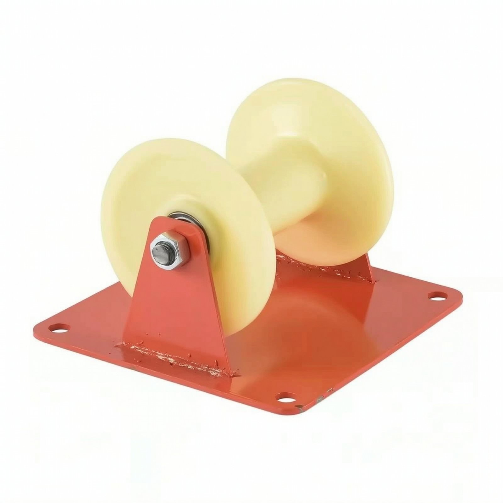 Cable Guide Pulley with Flat Base