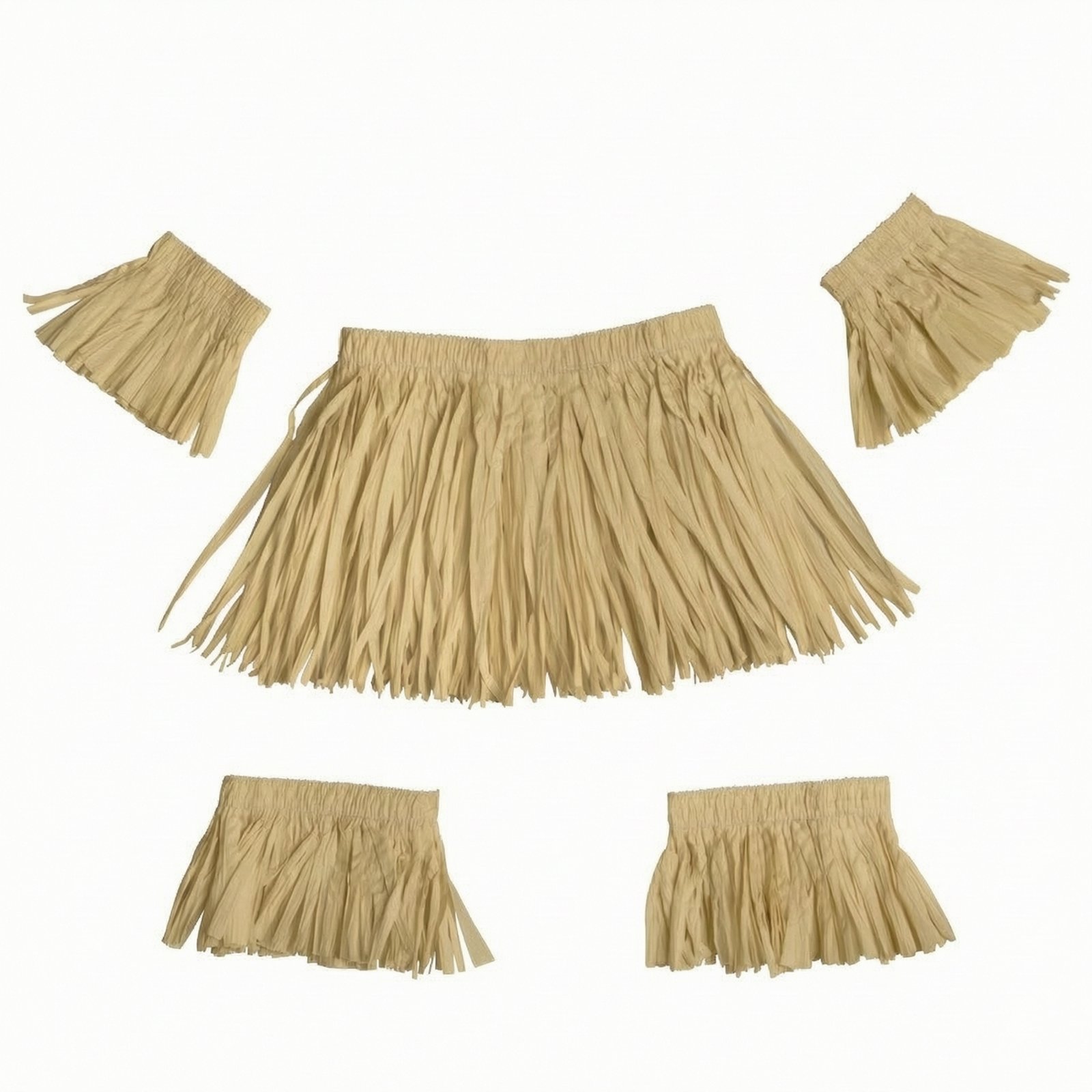 5 Pieces Grass Skirt Dance