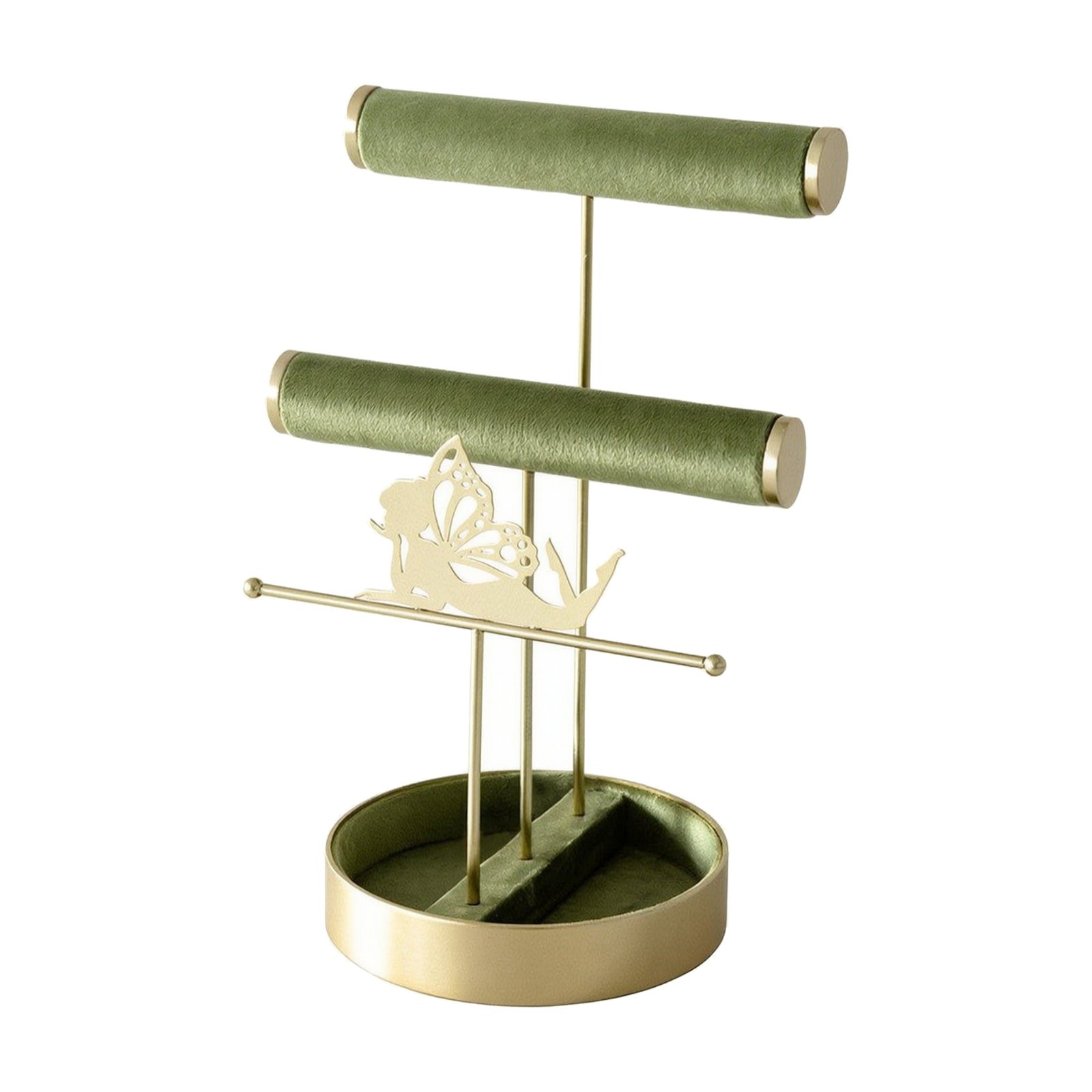 Three-Tier Jewelry Display Rack – Fruit Green