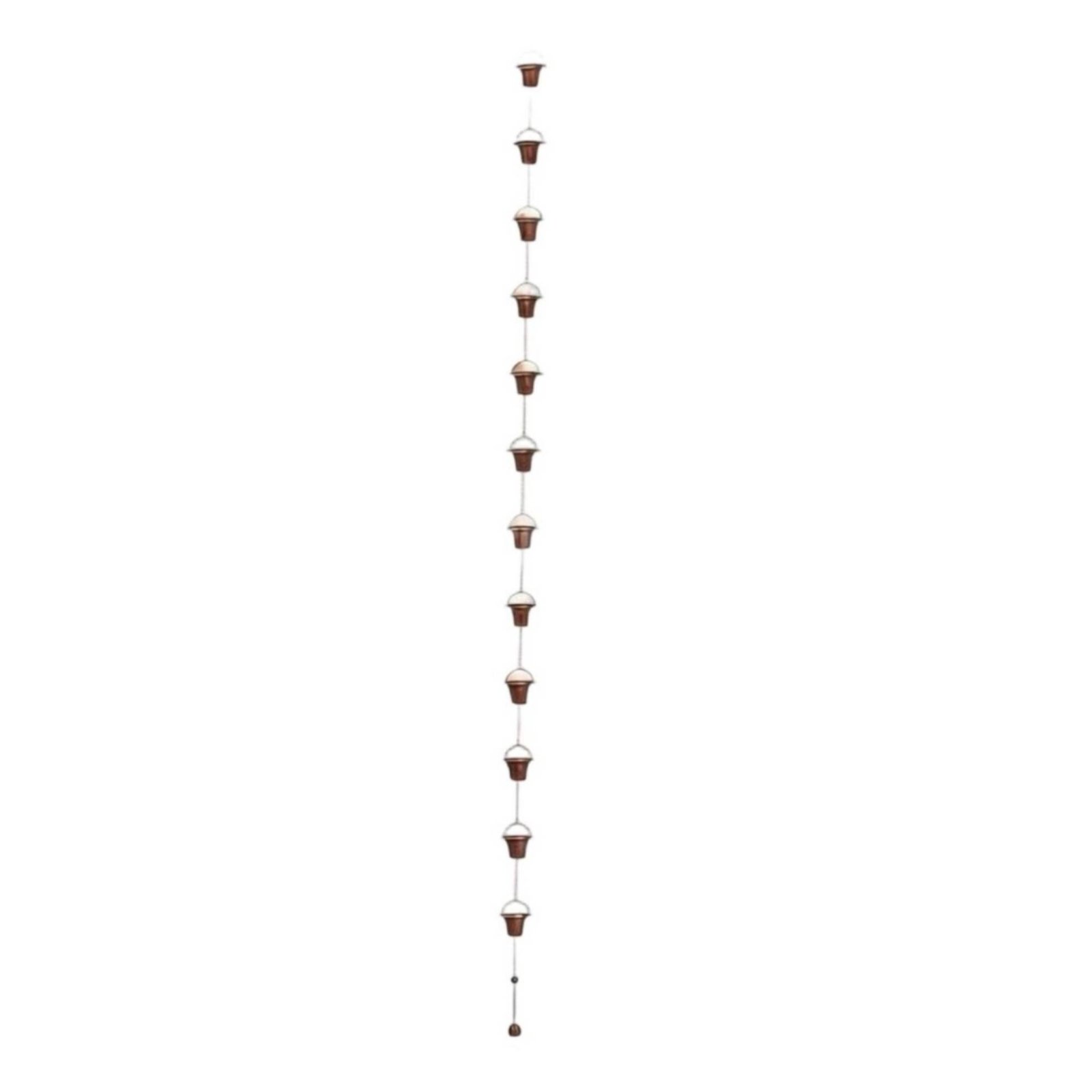 Metal Rain Chain Bronze Finish
