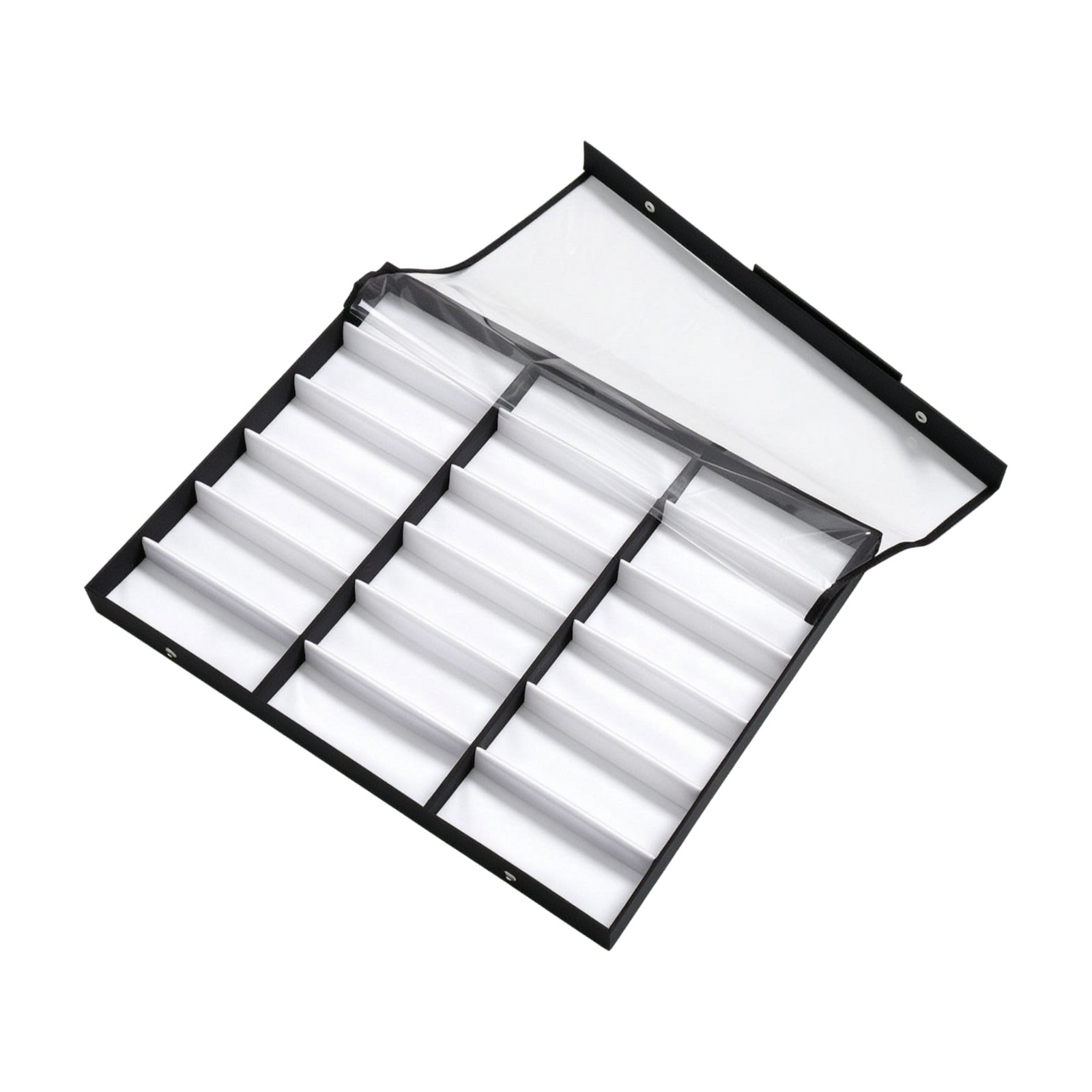 18-Compartment Eyeglass Organizer