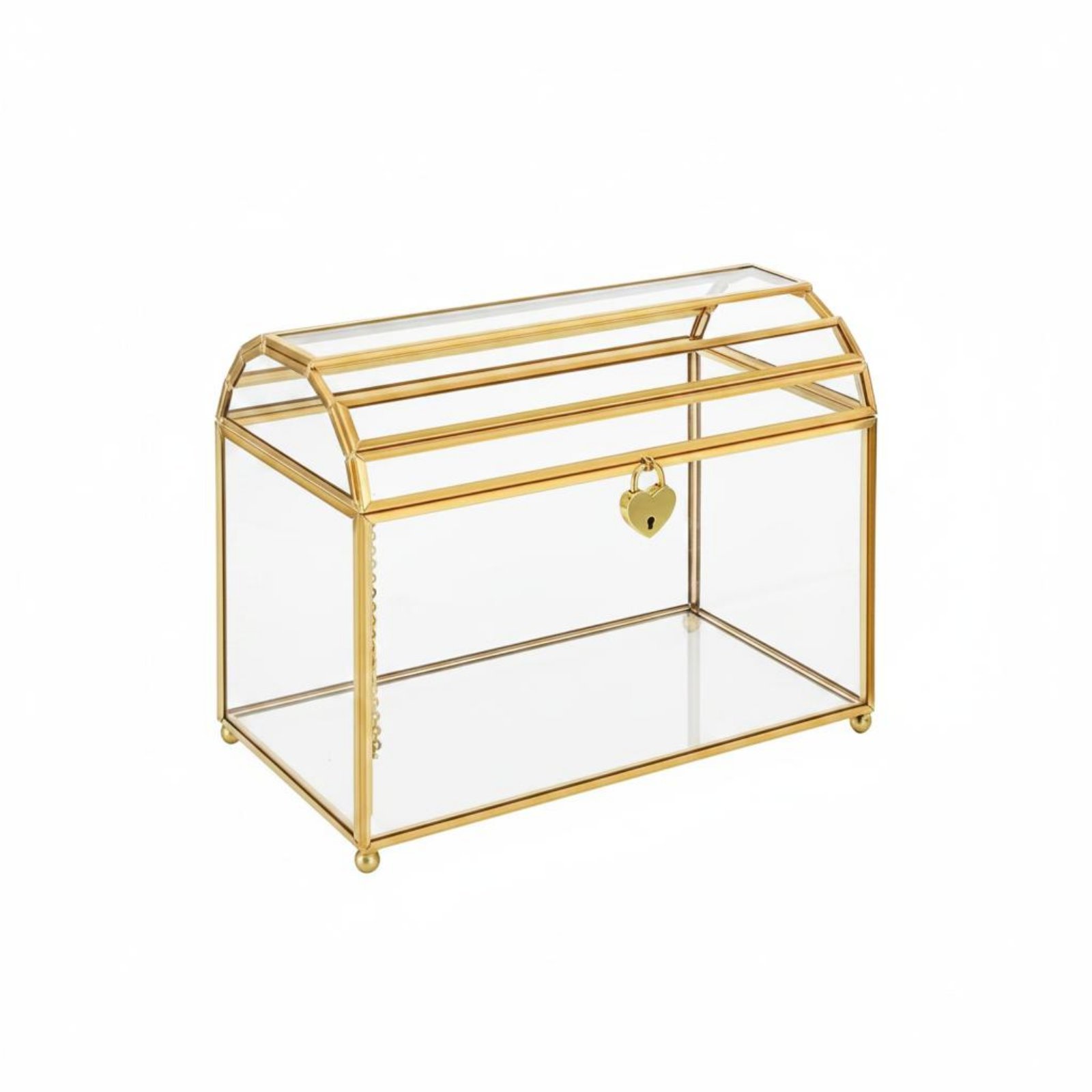 Gilded Glass Card Box