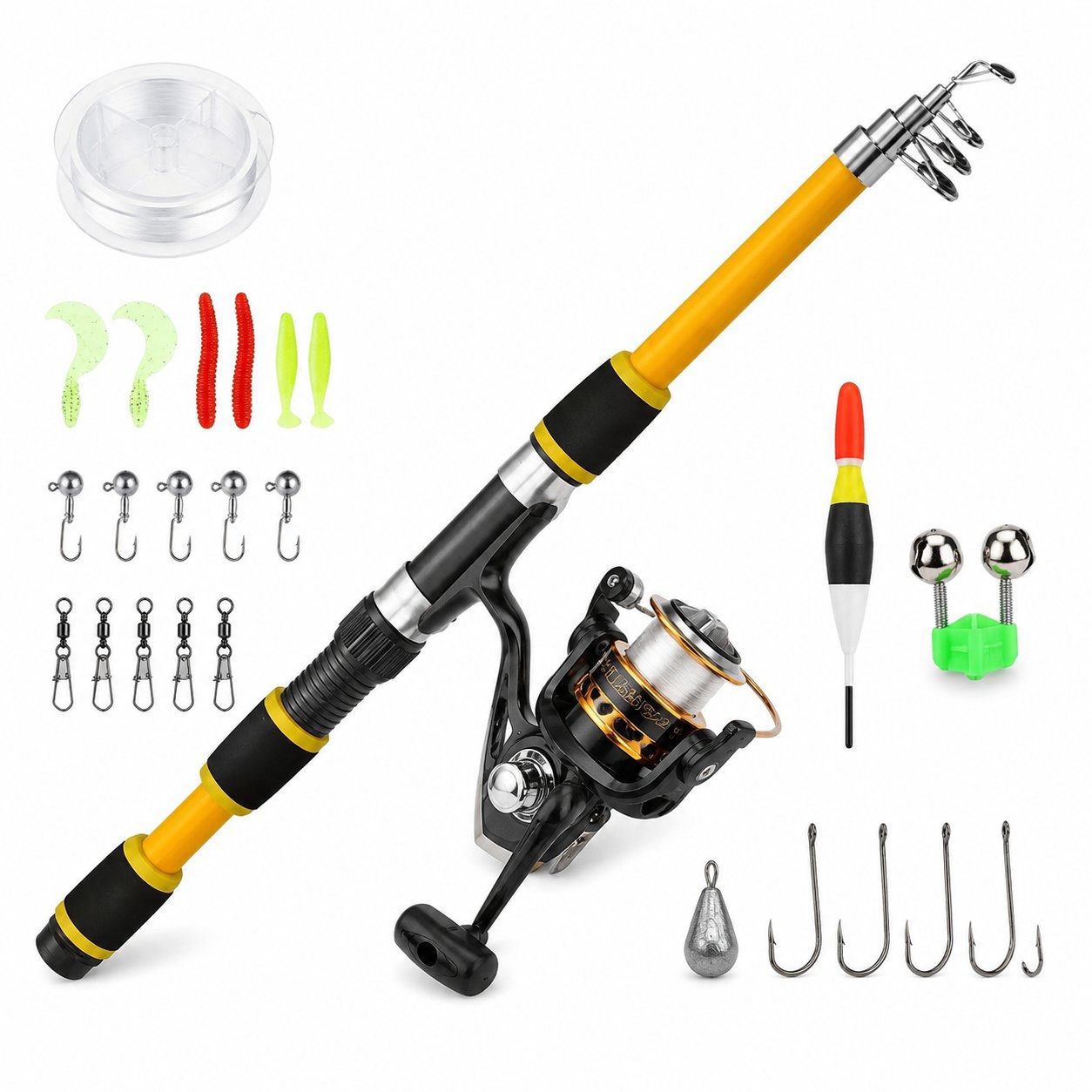 Telescopic Lure Fishing Rod Set