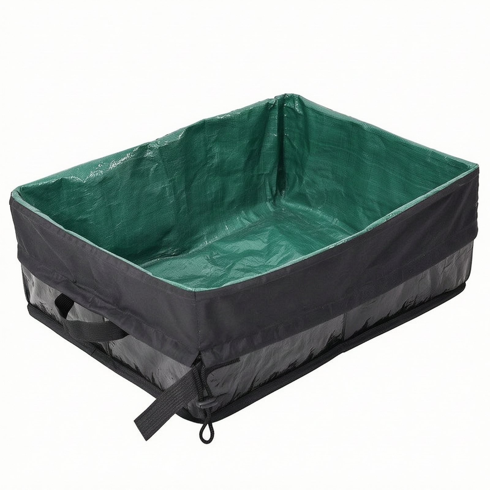Foldable Cat Litter Tray – Black
