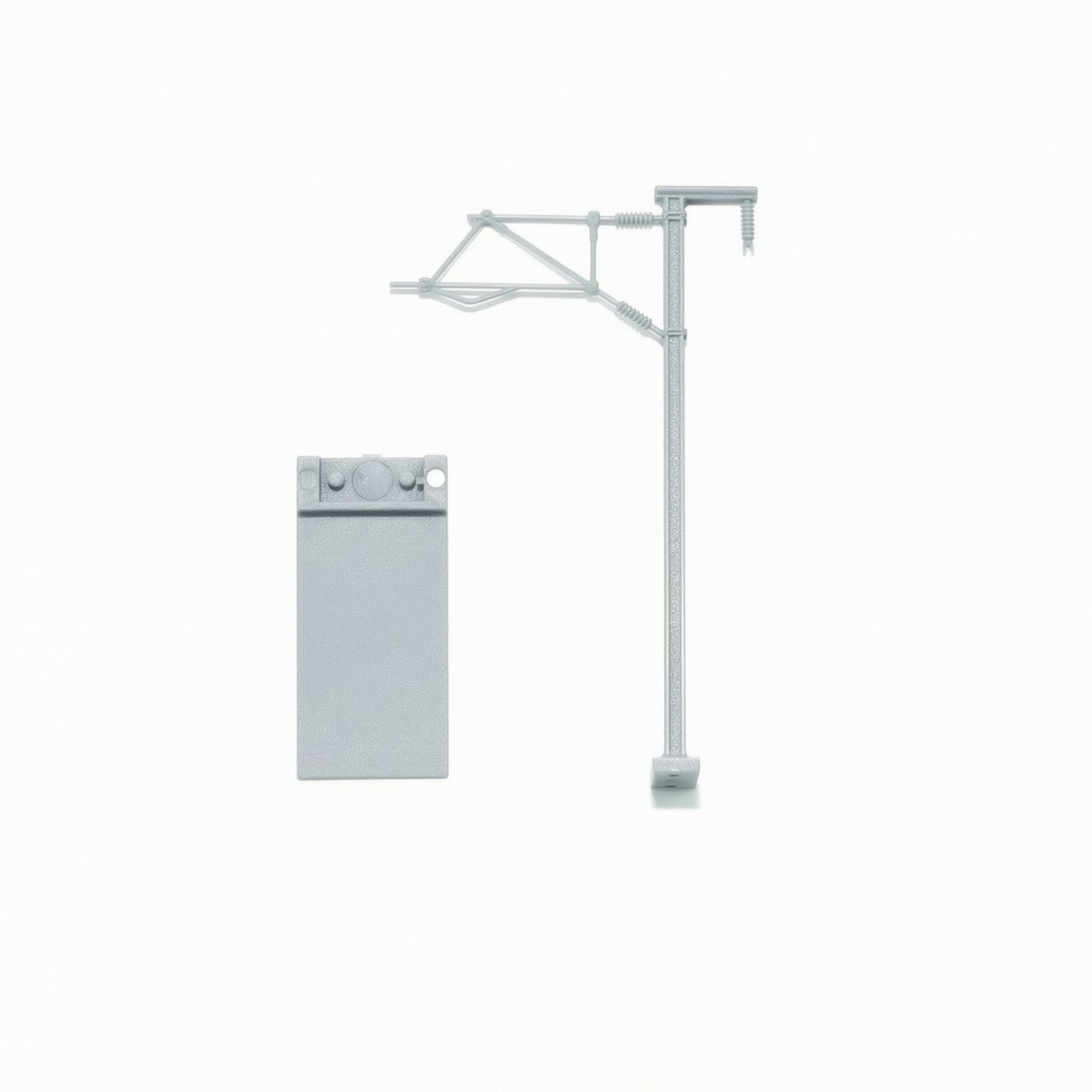 Catenary Pole with Rectangular Base