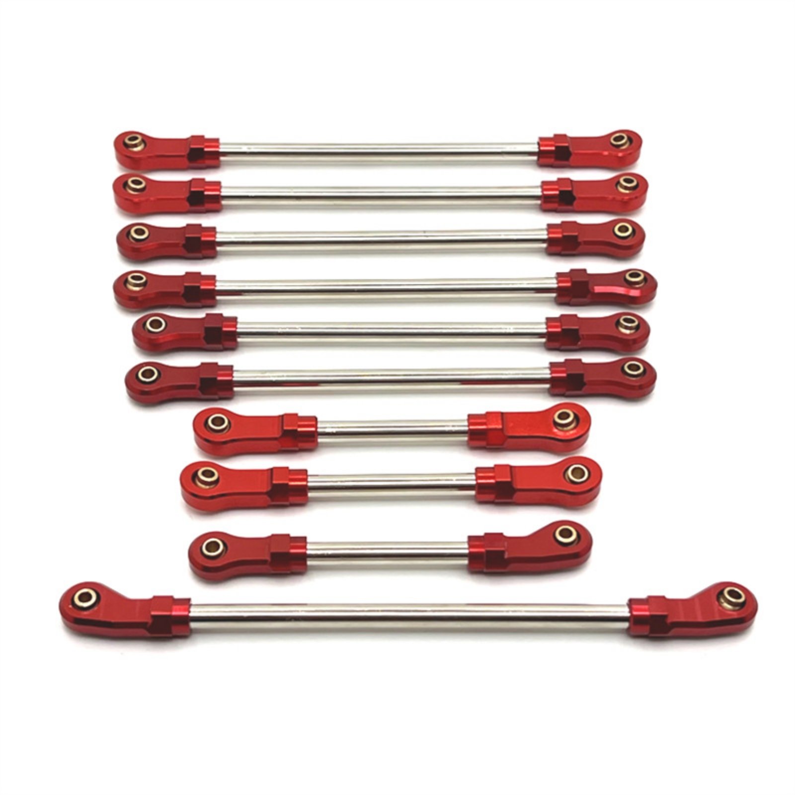 Adjustable Metal RC Tie Rod Assembly 1/10 Scale