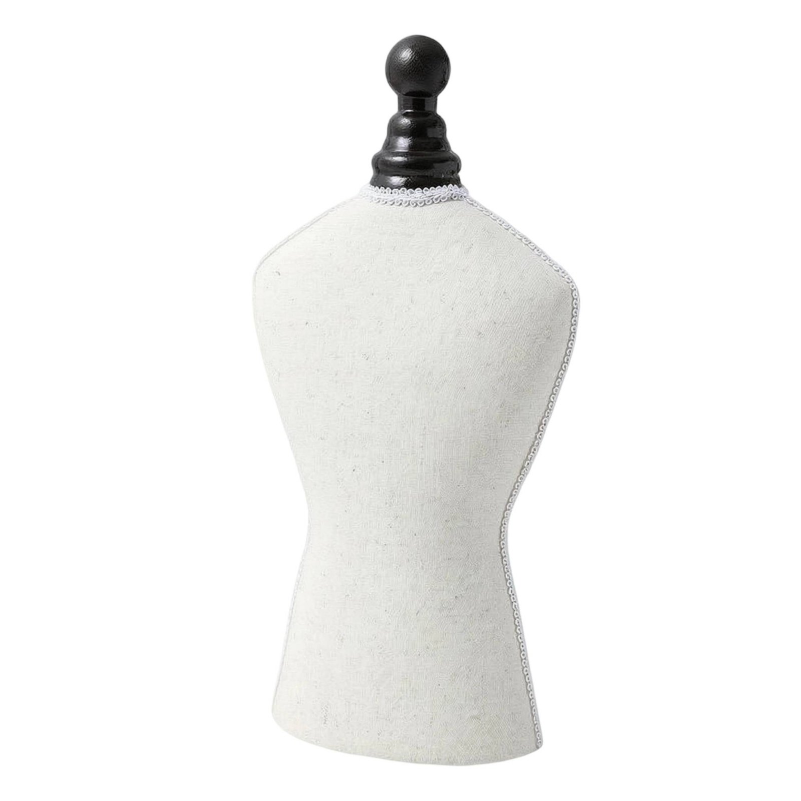Linen Necklace Display Bust
