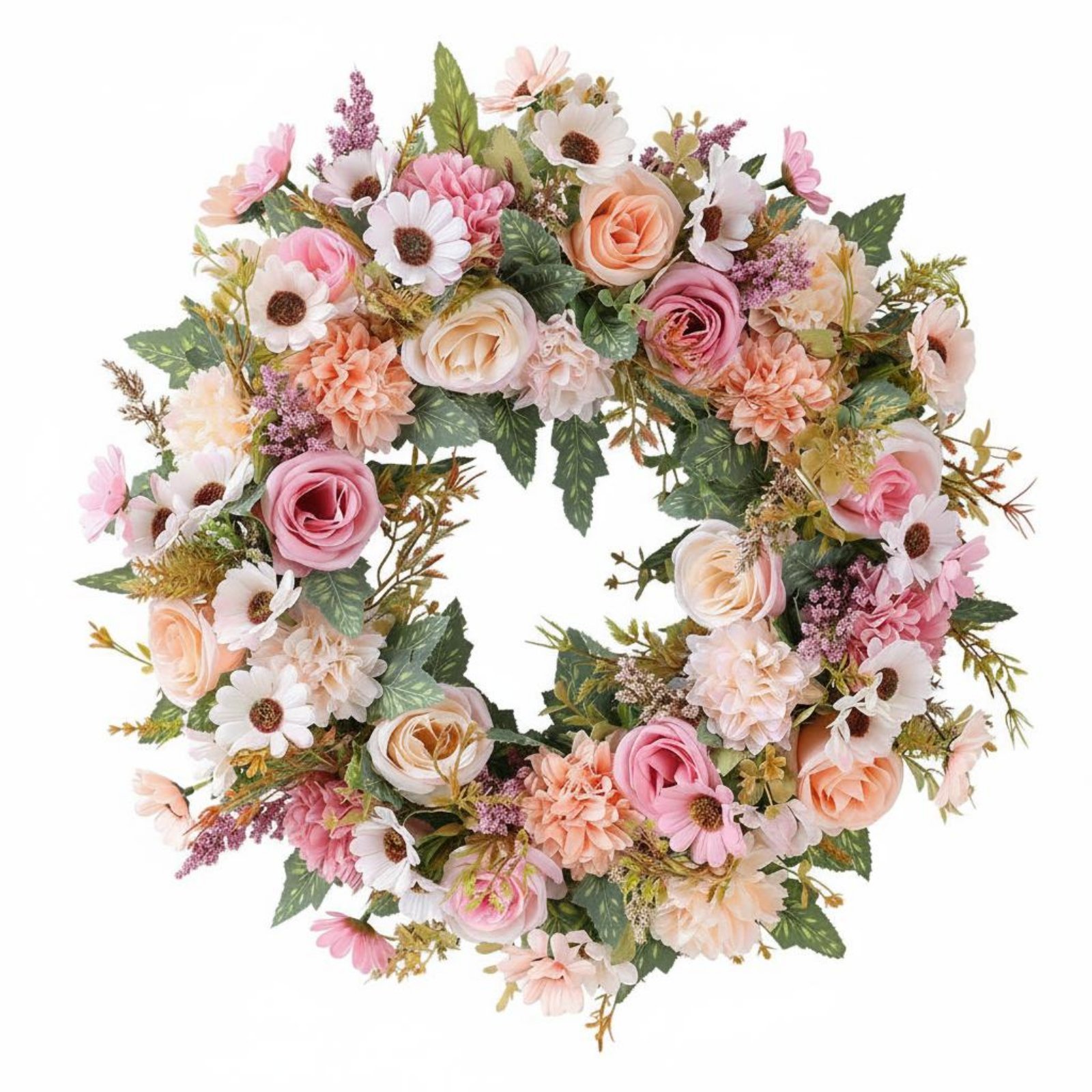 Peony Flower Wreath