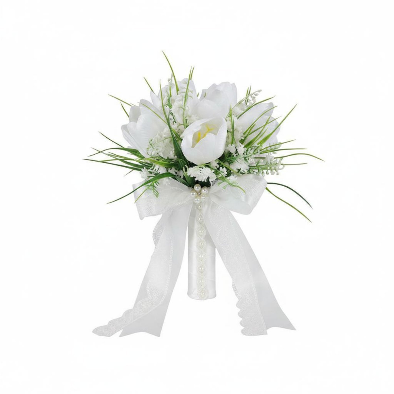 White Bridal Flower Bouquet