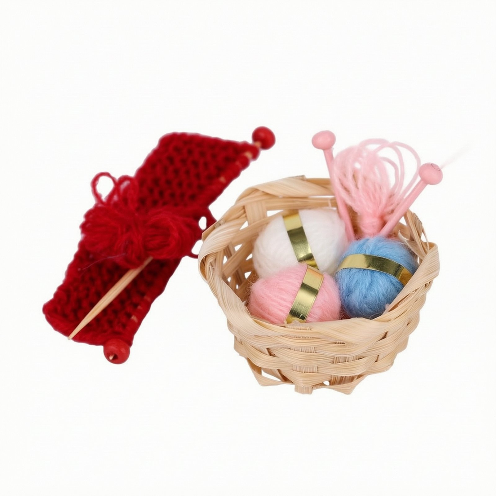 Miniature Bamboo Basket