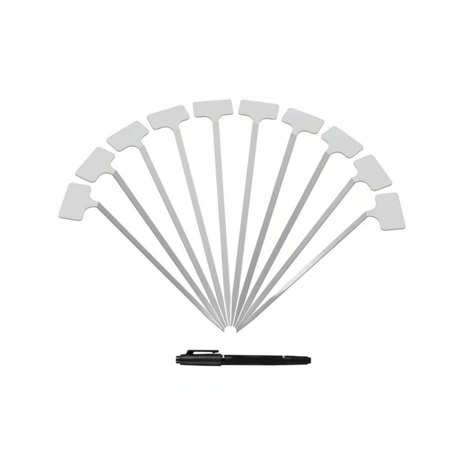10-Piece Stainless Steel Plant Labels