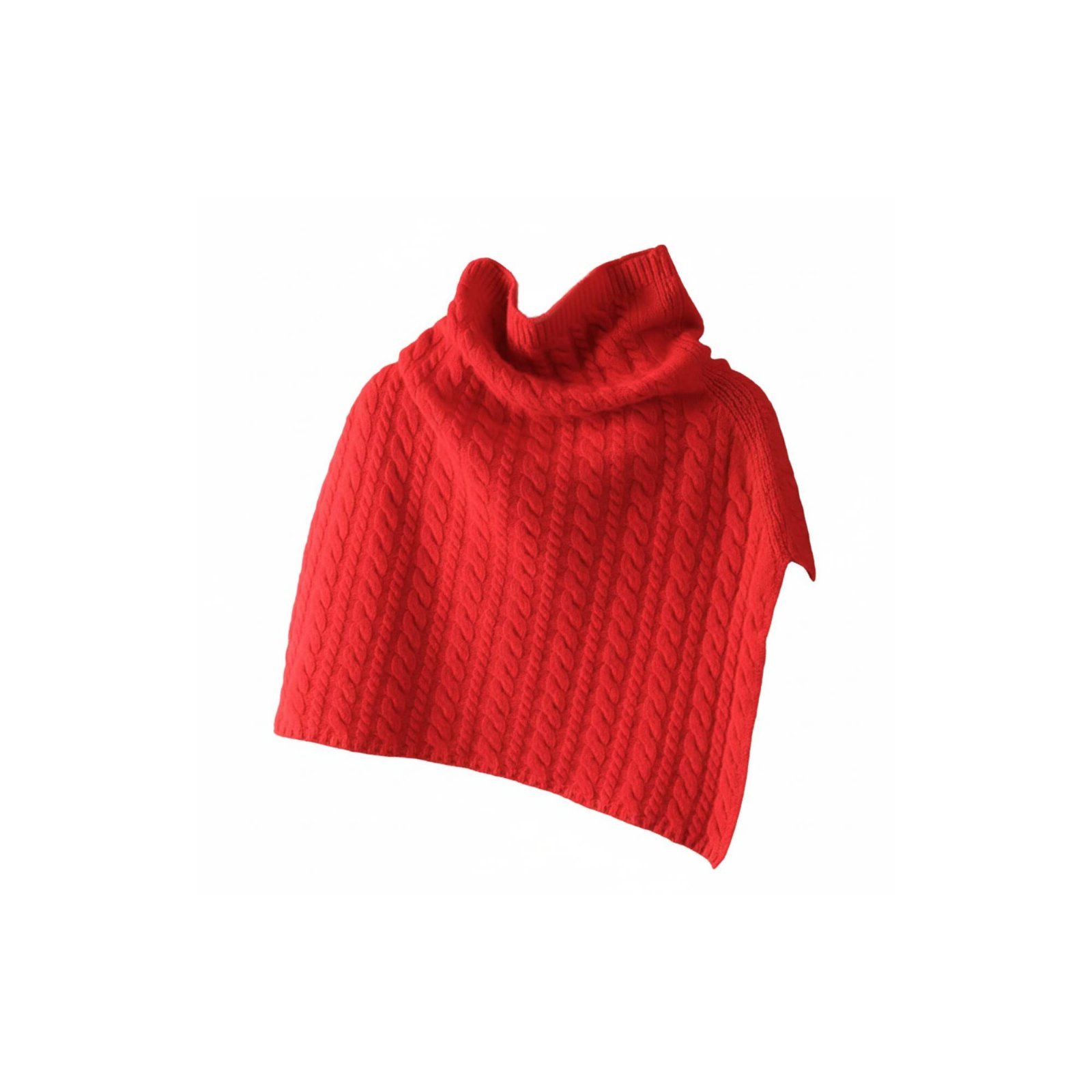 Wool Knit Cape