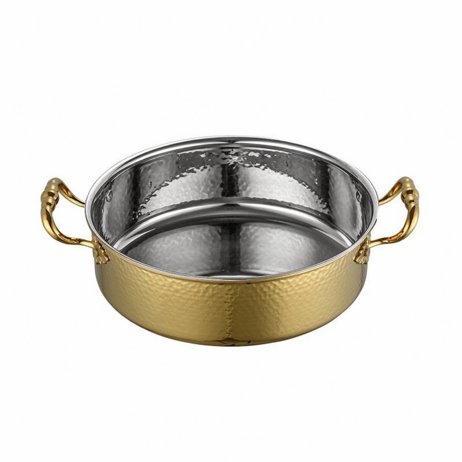 Stainless Steel Hot Pot with Handles