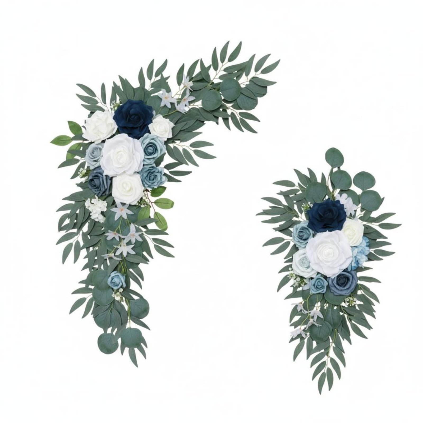 2-Piece Wedding Arch Flower Set Realistic