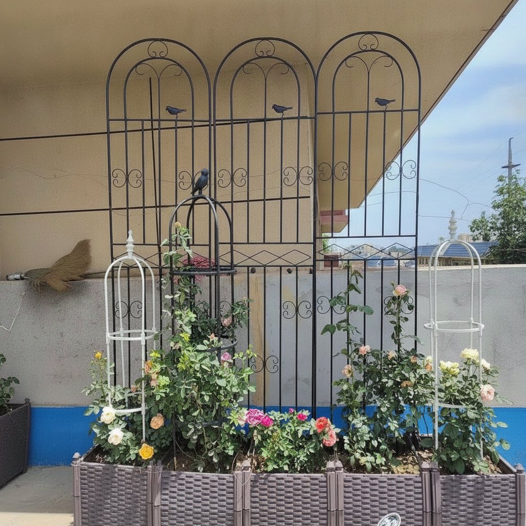 Metal Plant Trellis Frame