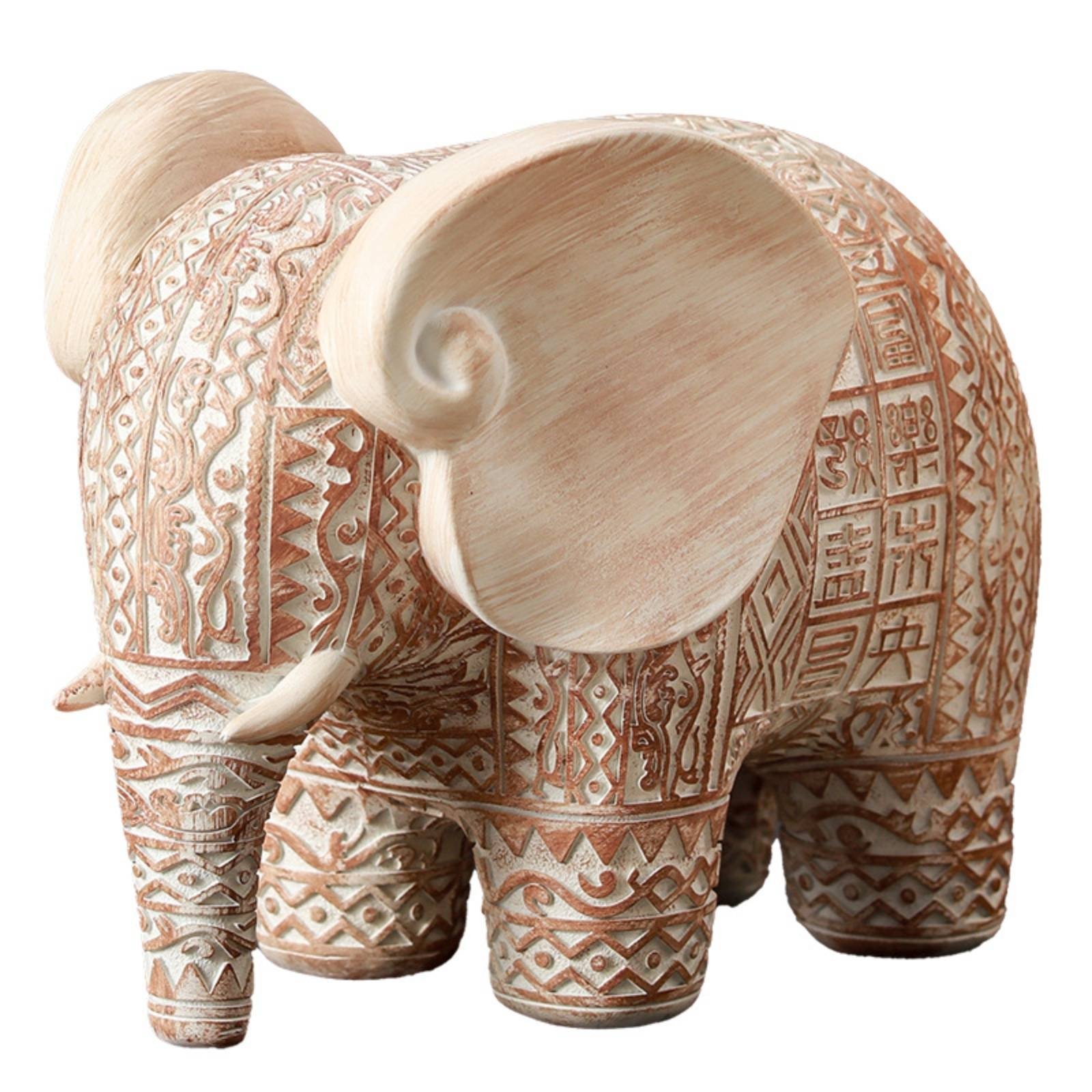 Antique-Style Elephant Figurine