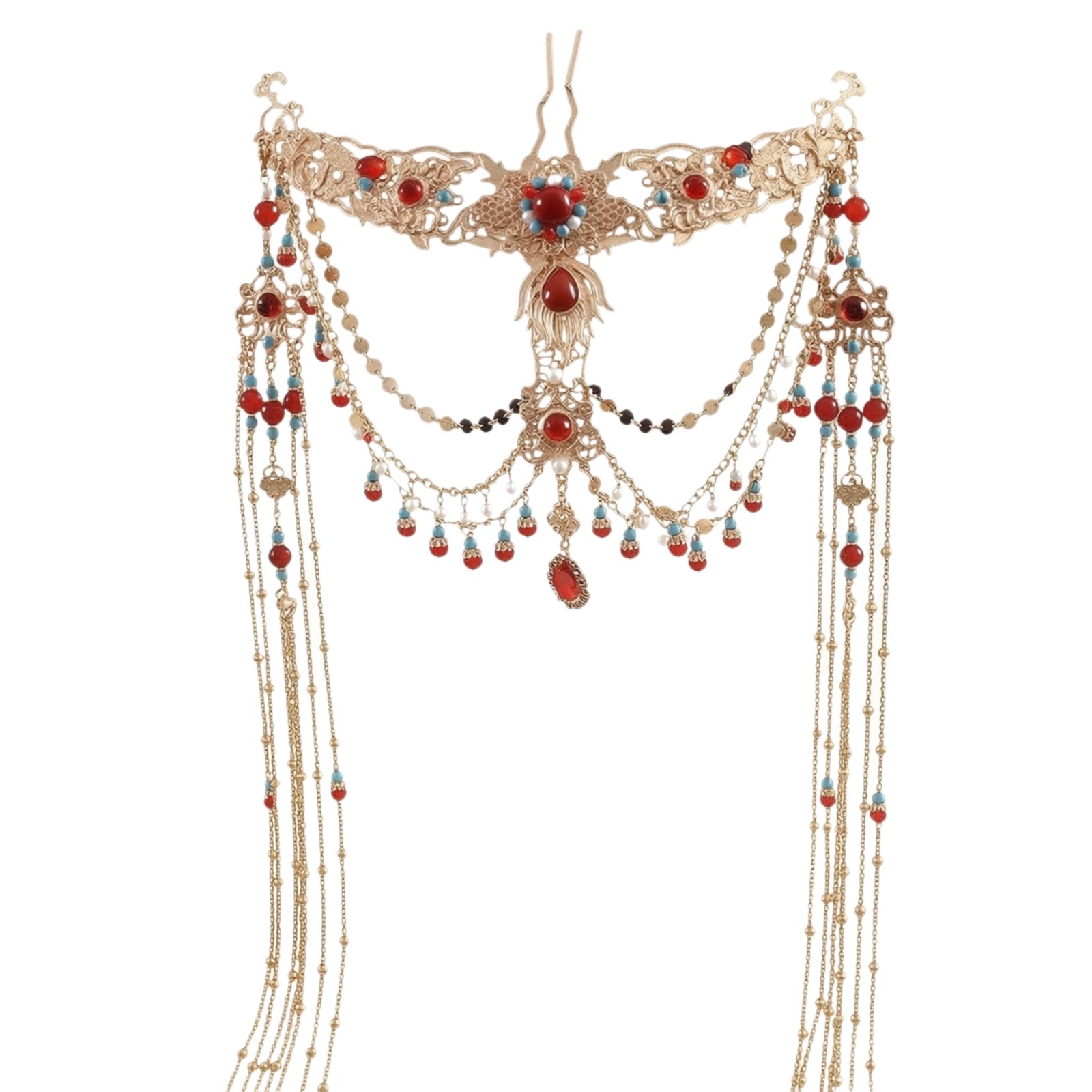 Fringe Headpiece with Beads
