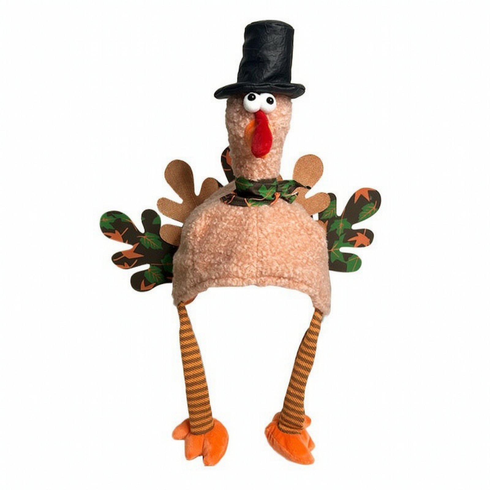Turkey Hat with Dangling Legs