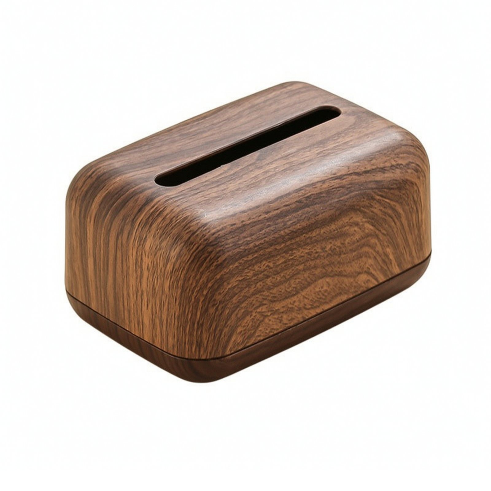Tissue Box Wood-Grain Finish