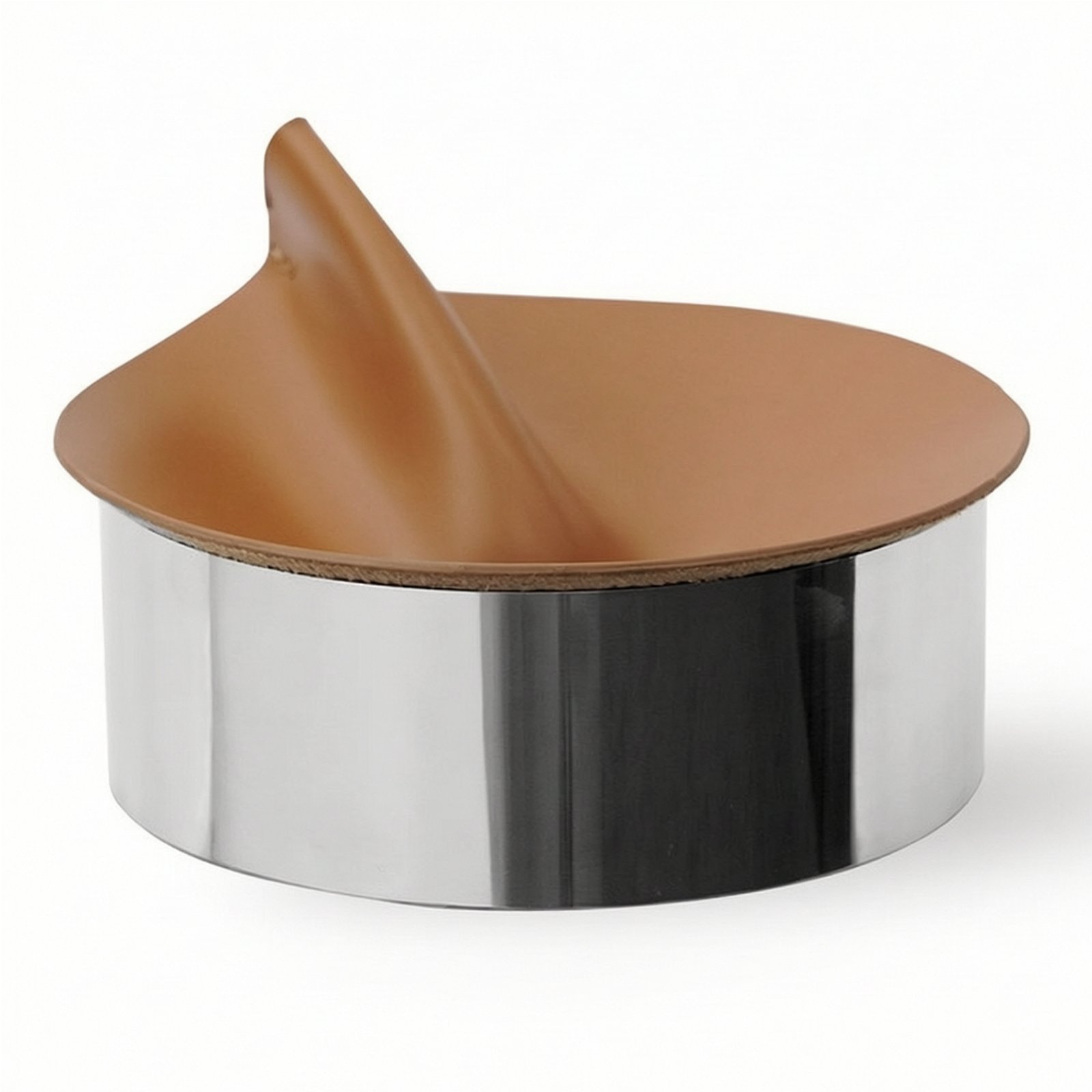 Cylindrical Jewelry Box with PU Leather Lid