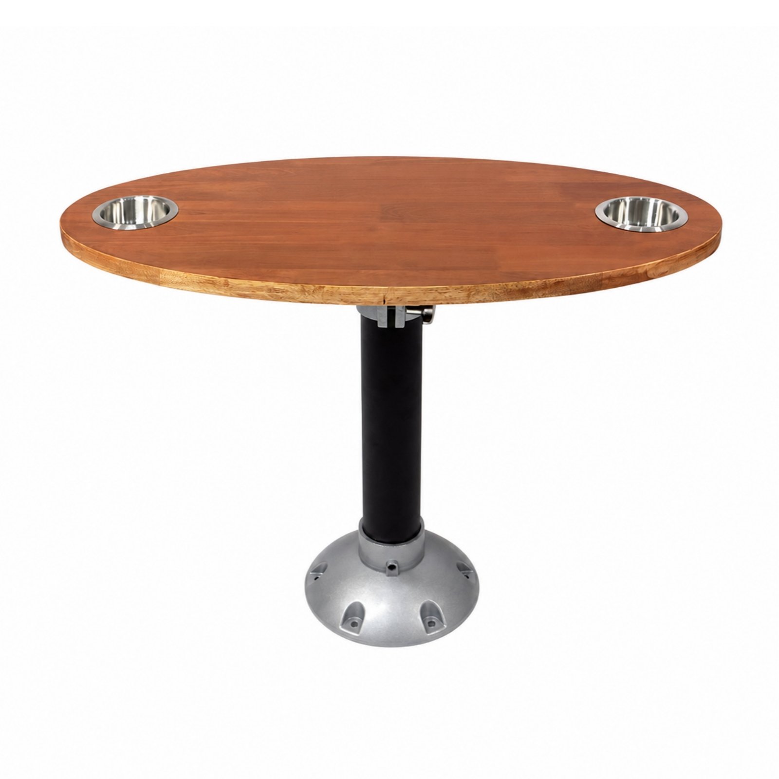 Boat Tea Table with Glass Recesses