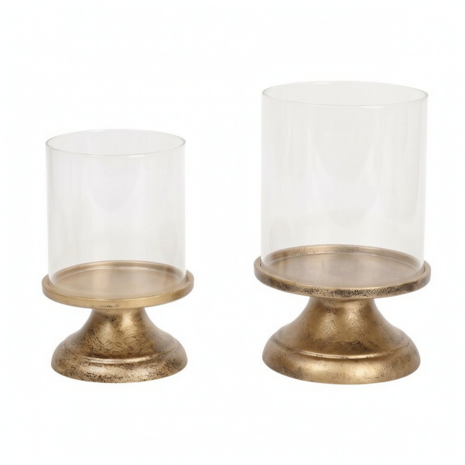 Glass Candle Holder with Shade