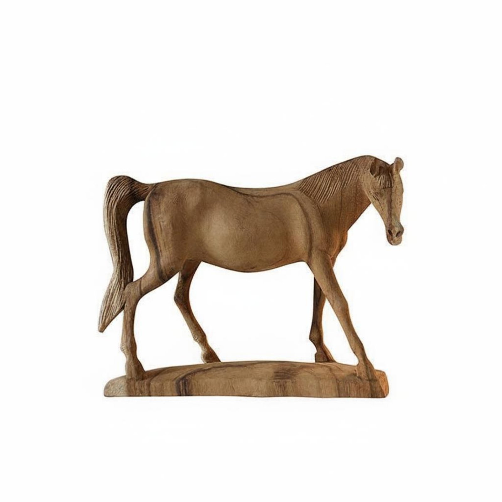 Wooden Horse Figurine