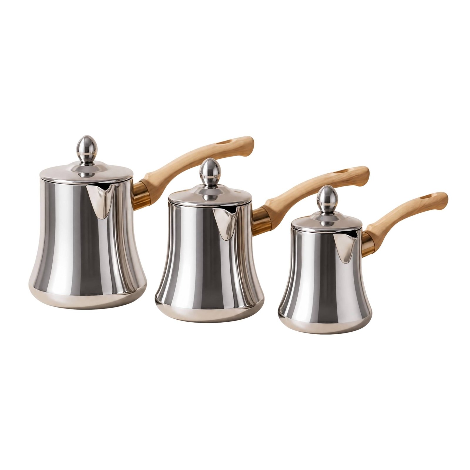 3-Piece Polished Pouring Vessel
