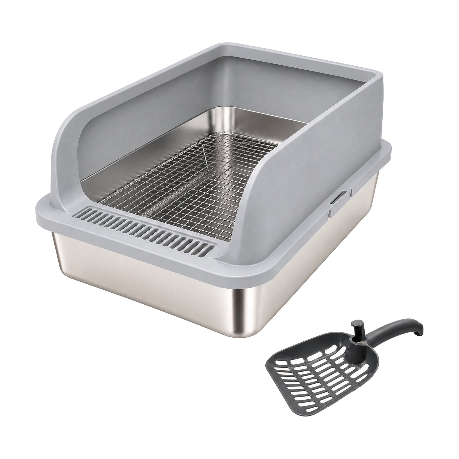 Stainless Steel Bunny Litter Box – Rabbit Toilet Light