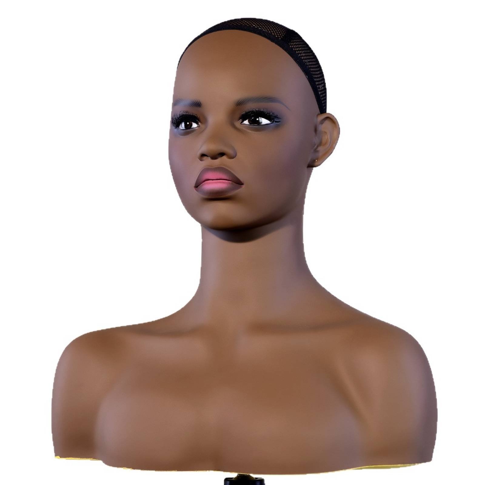 Realistic Mannequin Head Bust – African