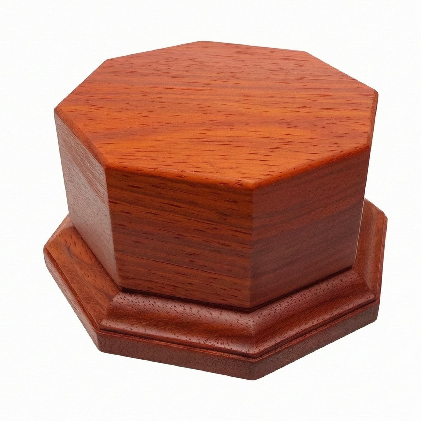 Octagonal Wooden Display Stand